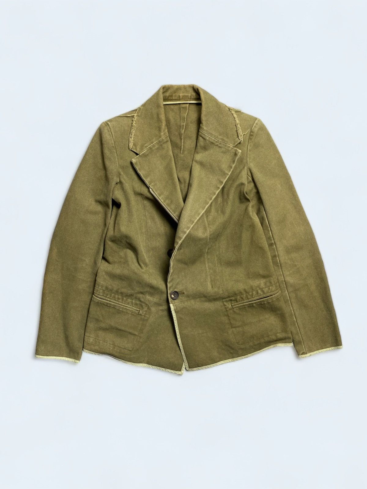 Vintage Yohji Yamamoto Y'S vintage distressed denim jacket size 2 Size XS / US 0-2 / IT 36-38 - 1 Thumbnail