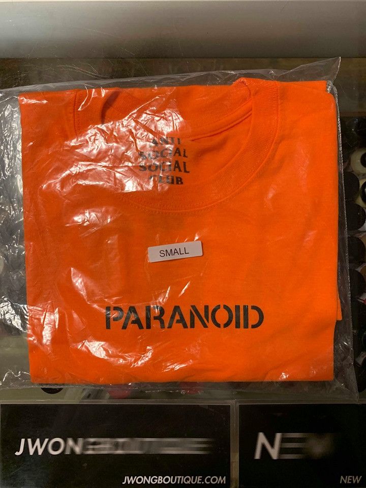 Anti Social Social Club 2018 Undefeated Anti Social Social Club ASSC Paranoid Tee S Size US S / EU 44-46 / 1 - 7 Thumbnail