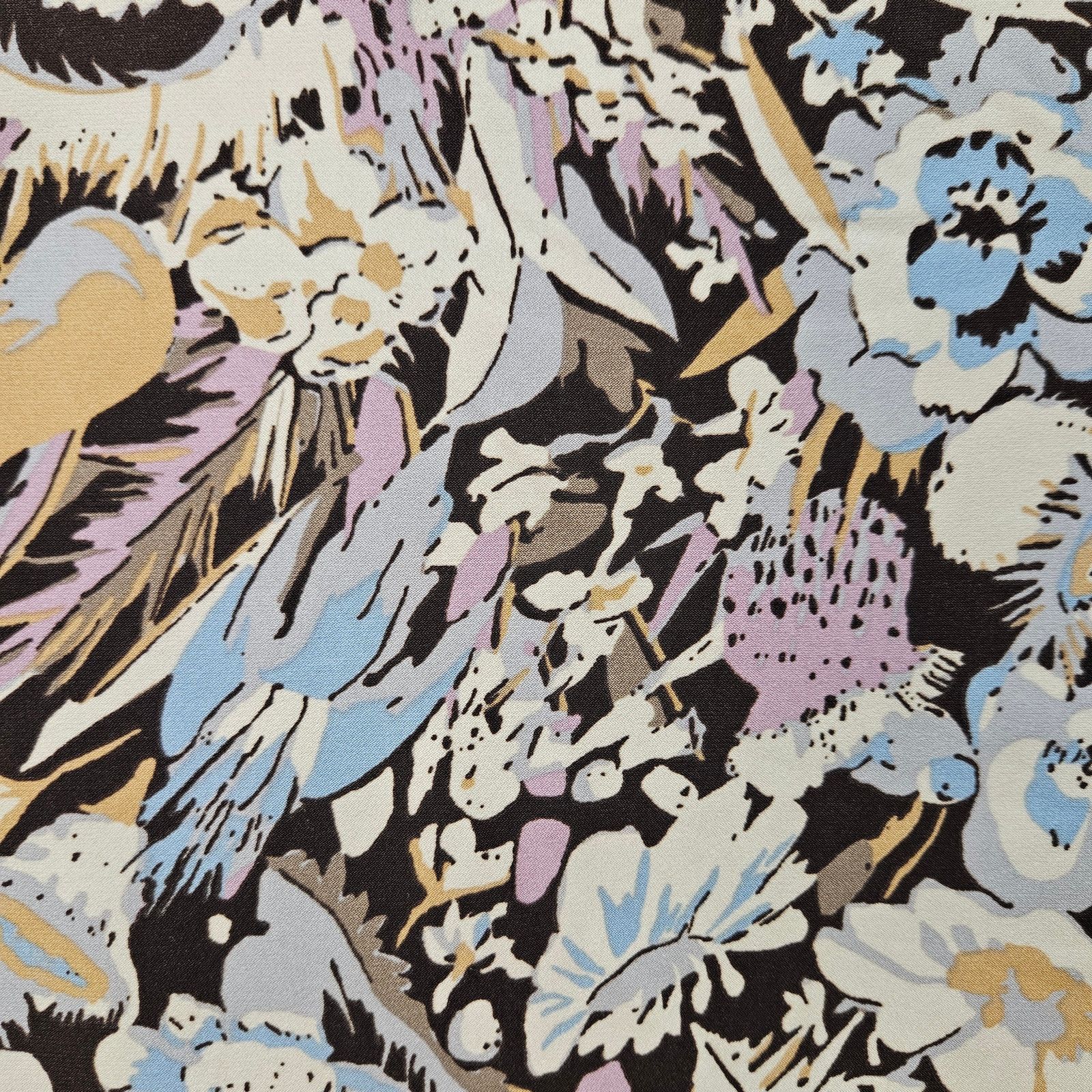 Polo Ralph Lauren LAUREN RALPH LAUREN WOMEN'S SMALL FLORAL BIRD PRINT RUCHED Size S / US 4 / IT 40 - 2 Thumbnail