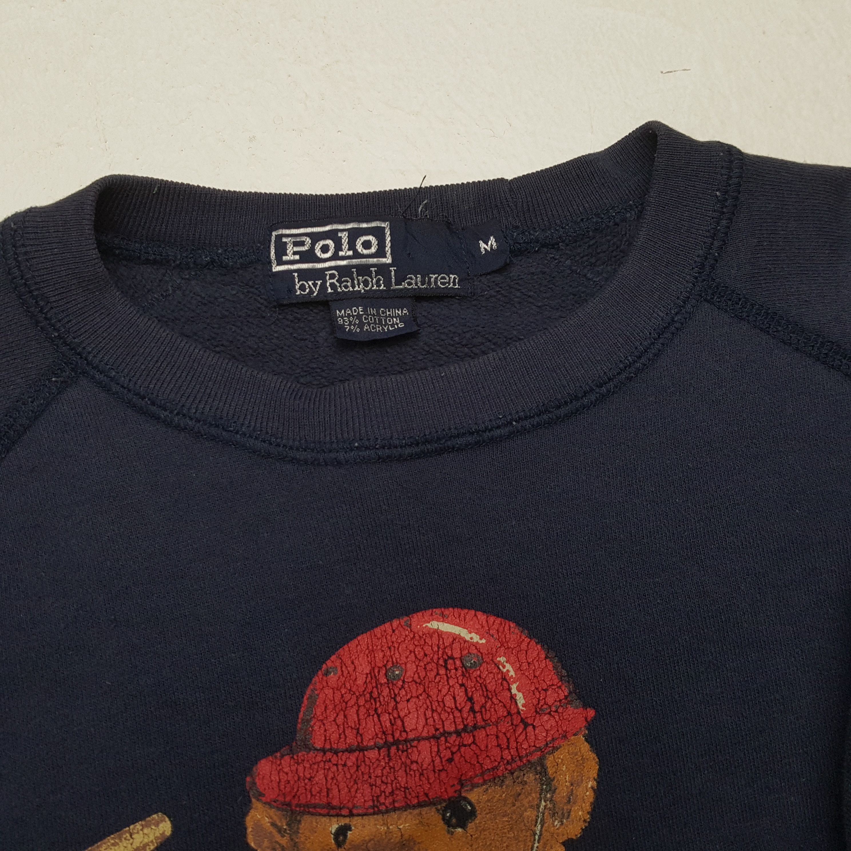 Polo Ralph Lauren × Vintage POLO BEAR by RALPH LAUREN Fashion Style Swetashirt Size US M / EU 48-50 / 2 - 9 Thumbnail