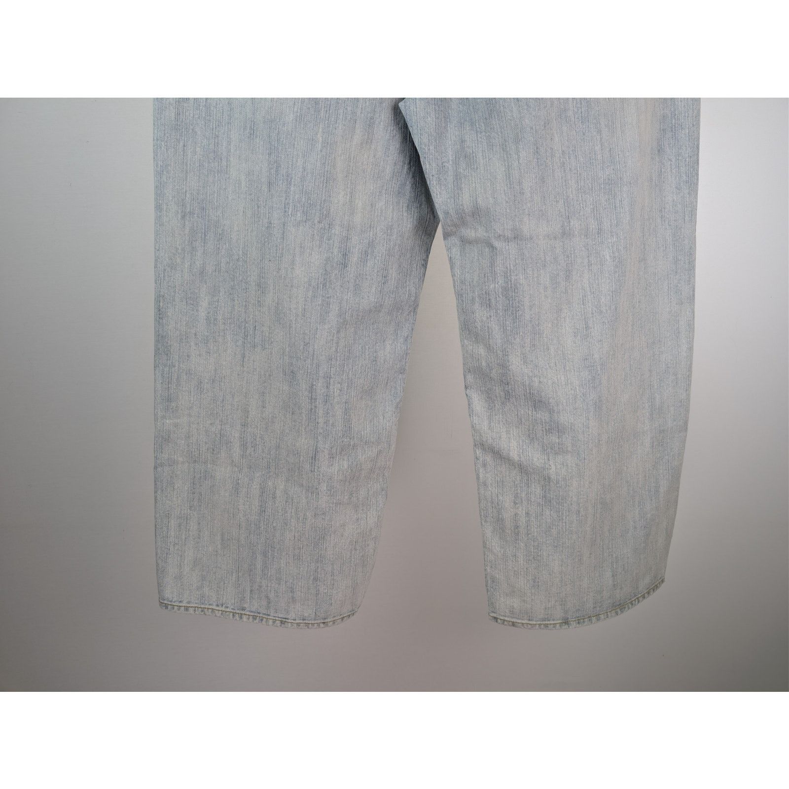 Balenciaga o1rshd1 Oversized Baggy Denim Pants in Bleached Ring Size US 32 / EU 48 - 13 Thumbnail