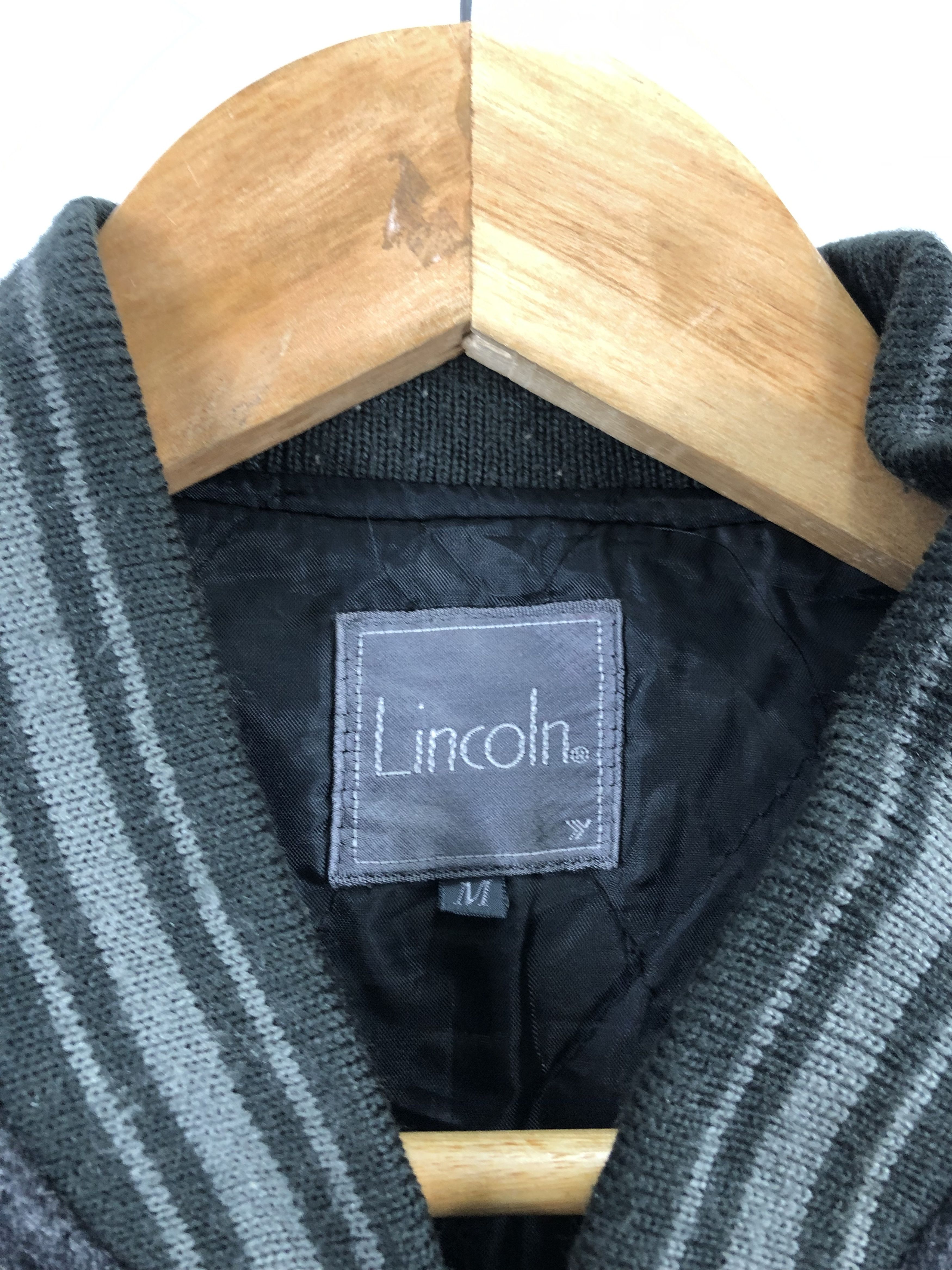 Japanese Brand Vintage 90s Challenge Lincoln Varsity Jacket V0278 Size US M / EU 48-50 / 2 - 8 Thumbnail