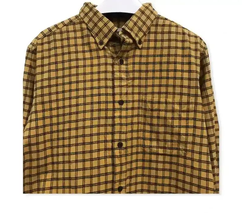 GU Japanese Brand G.U Plaid Tartan Flannel Shirt Size US M / EU 48-50 / 2 - 2 Thumbnail