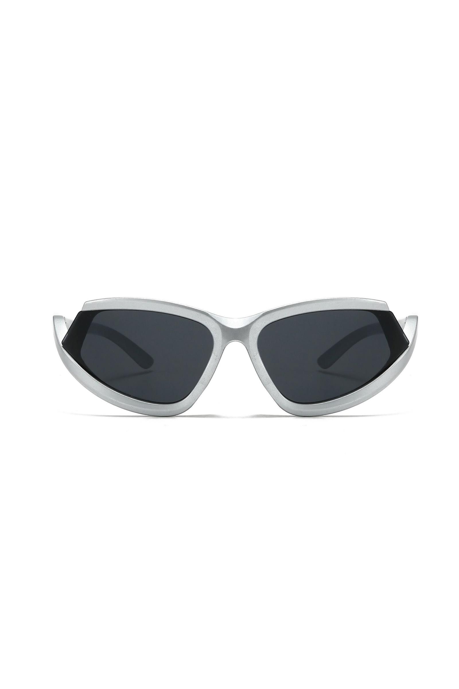 Other Y2k Avant Garde Futuristic Silver Sunglasses Unisex OS Size ONE SIZE - 7 Thumbnail