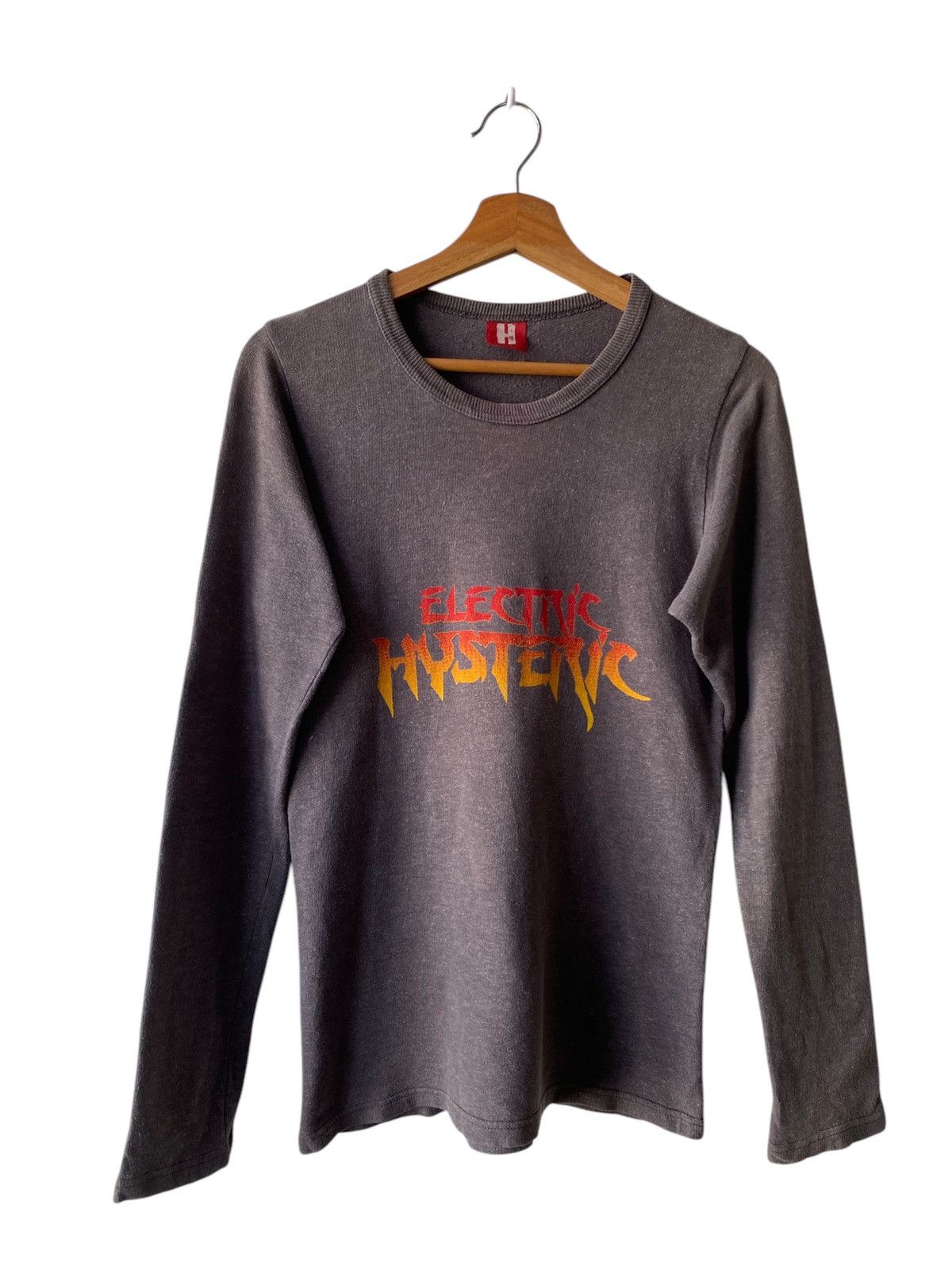 Hysteric Glamour × Japanese Brand Hysteric Glamour Electric Grey Faded Long Sleeve Shirt Size US S / EU 44-46 / 1 - 3 Thumbnail