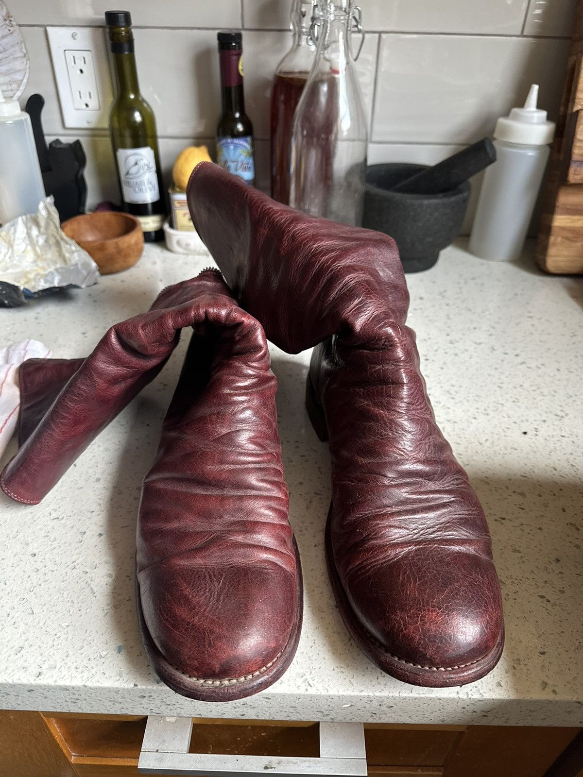 Guidi Guidi 989 in Maroon Horsehide Size US 10.5 / EU 43-44 - 1 Thumbnail