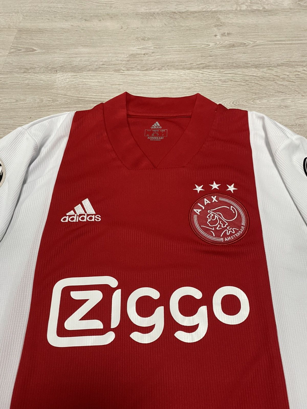 Adidas AJAX Amsterdam Adidas Jersey Patch Liga Champion size L Size US L / EU 52-54 / 3 - 2 Thumbnail