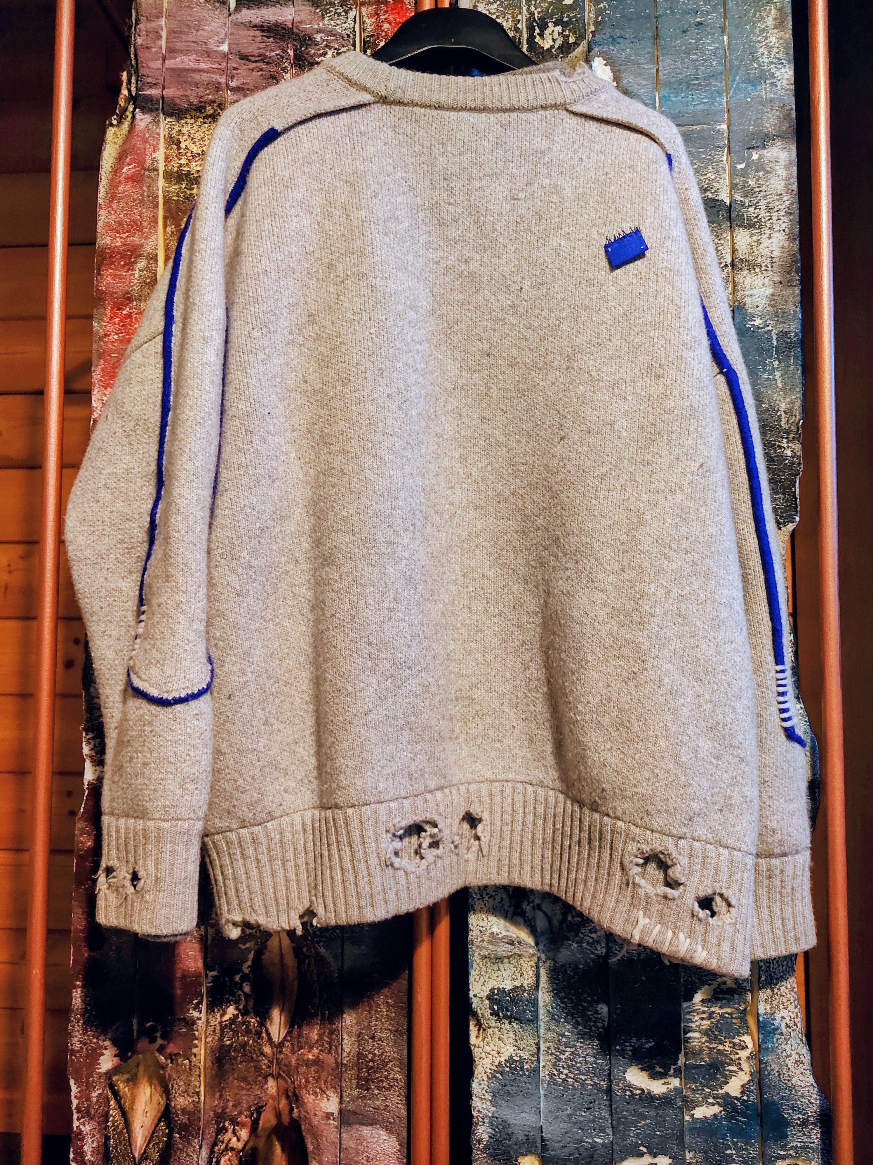 Ader Error × Zara ADER Error x Zara Distressed Sweater Size US M / EU 48-50 / 2 - 5 Thumbnail