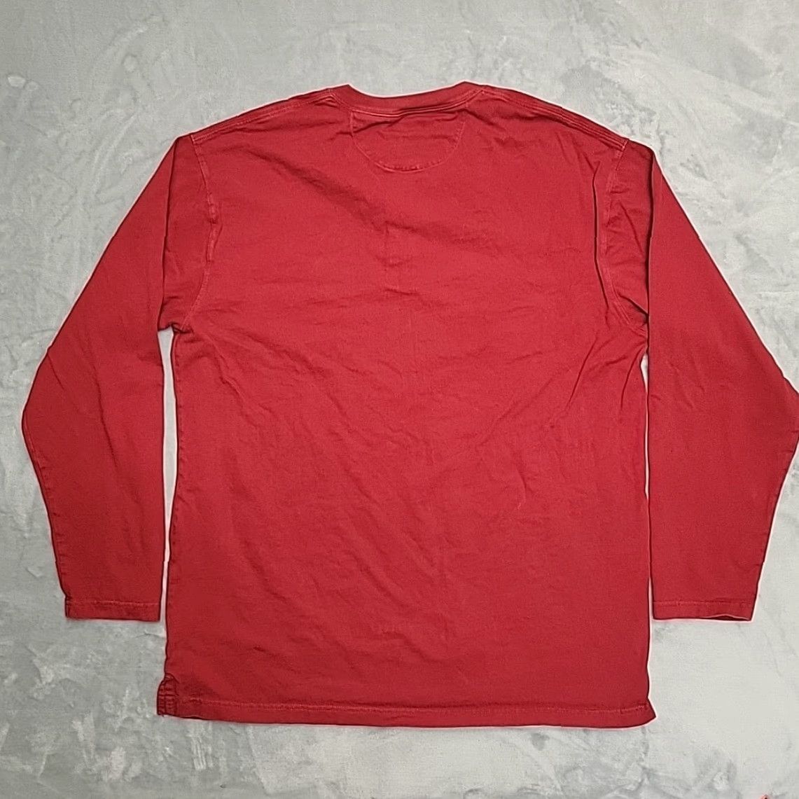 Duluth Trading Company Duluth Trading Co Shirt Mens Large Red Henley Long Sleeve Longtail Cotton Casual Size US L / EU 52-54 / 3 - 4 Thumbnail