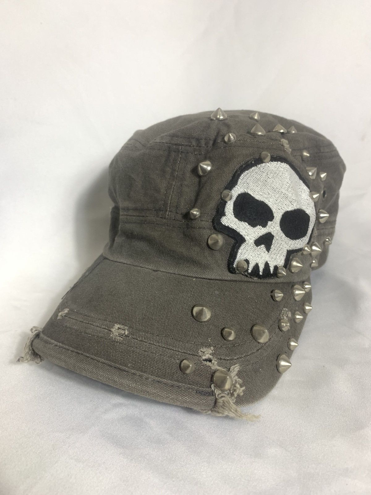 Japanese Brand Distressed Skull Comando Hats Size ONE SIZE - 4 Thumbnail