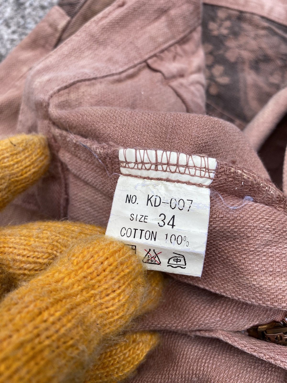 Japanese Brand 1990s - Zen Kyoto Traditional Japan Motif Washed Denim Size US 34 / EU 50 - 18 Thumbnail