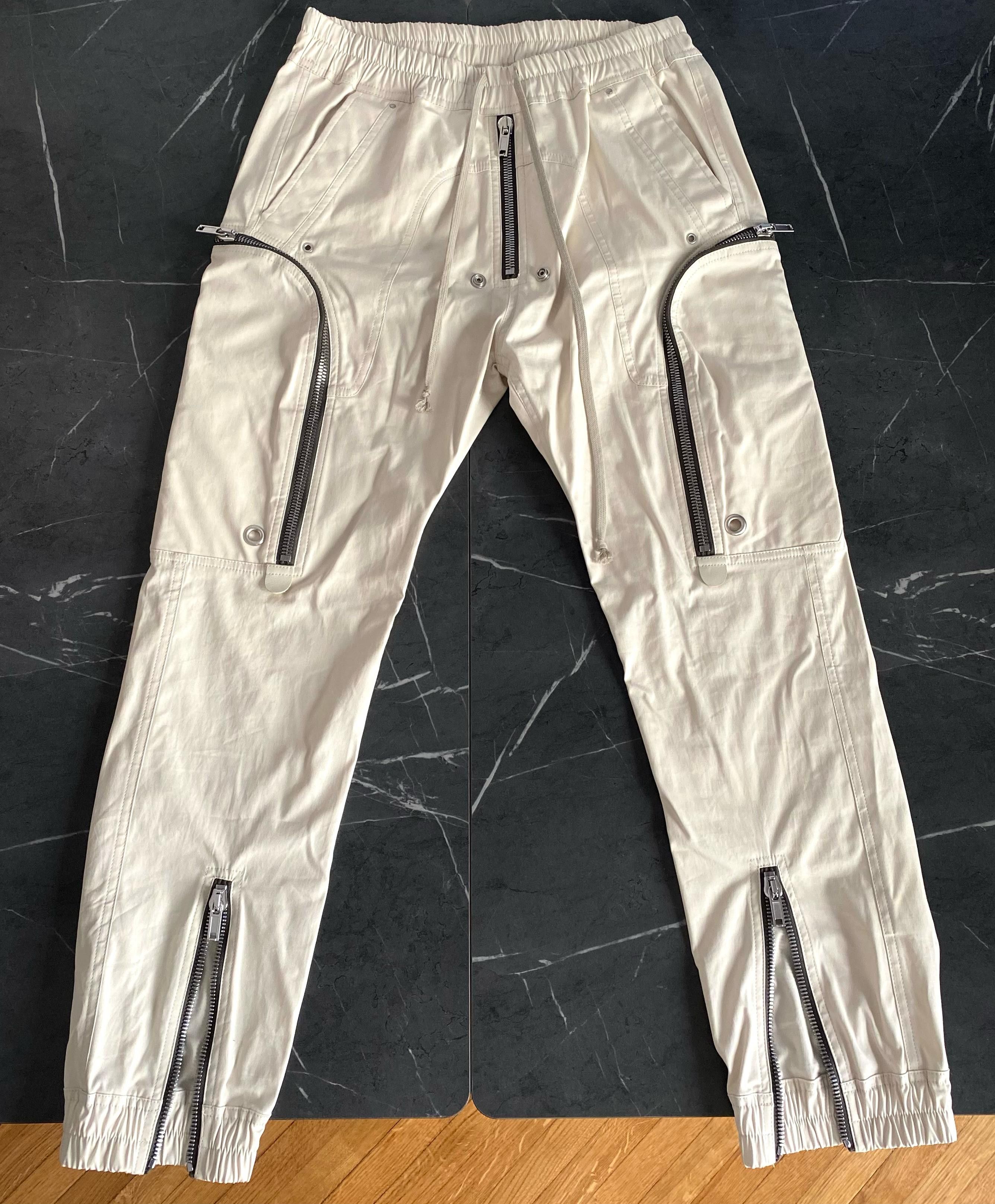 Rick Owens Rick Owens White Bauhaus Cargo Size US 32 / EU 48 - 2 Thumbnail