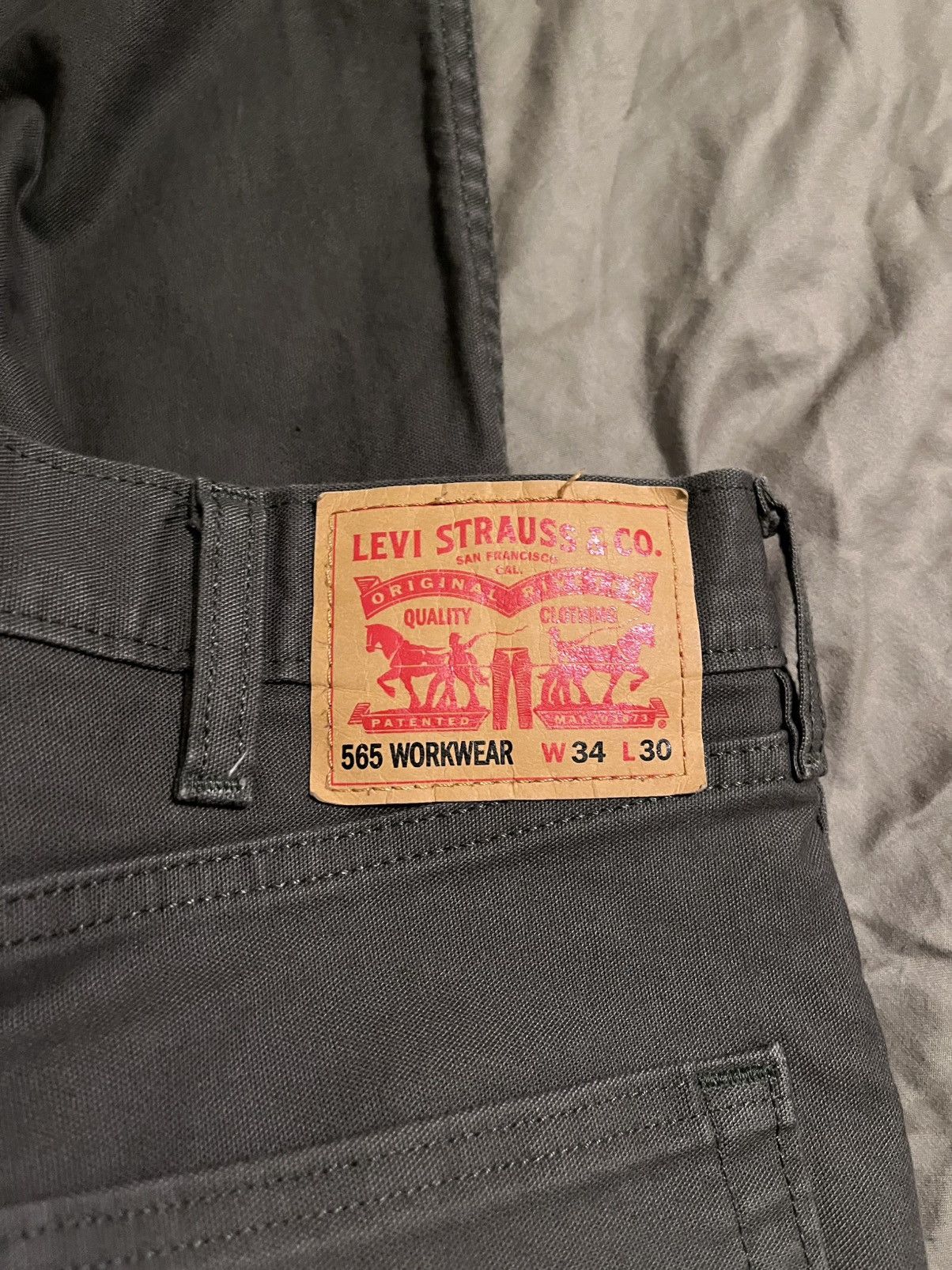 Levi's Japanese Levi’s 565 Workwear Pant Size US 34 / EU 50 - 3 Thumbnail