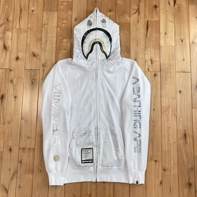 COACH ×A BATHING APE パーカー XL レア Bape × Coach BAPE × COACH Shark Full Zip Hoodie a bathing ape