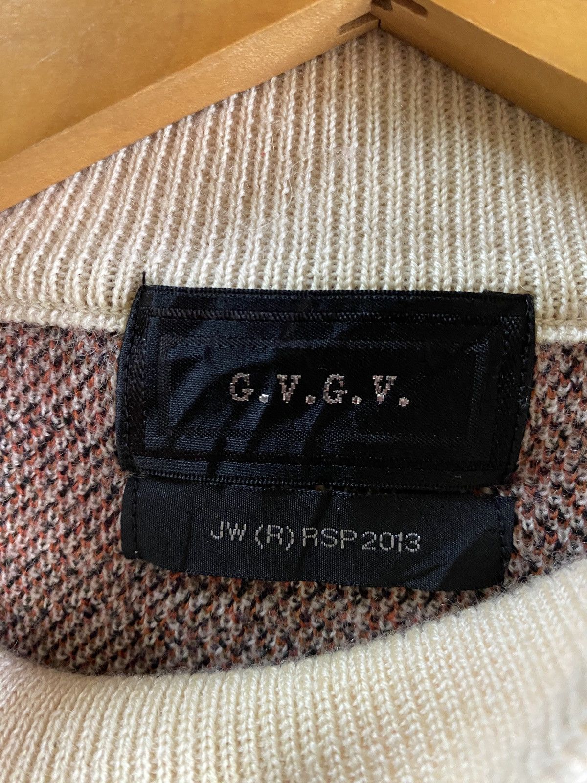 Designer × G.V.G.V. G.V.G.V Japan Wool Graphic Sweater Size US S / EU 44-46 / 1 - 8 Thumbnail