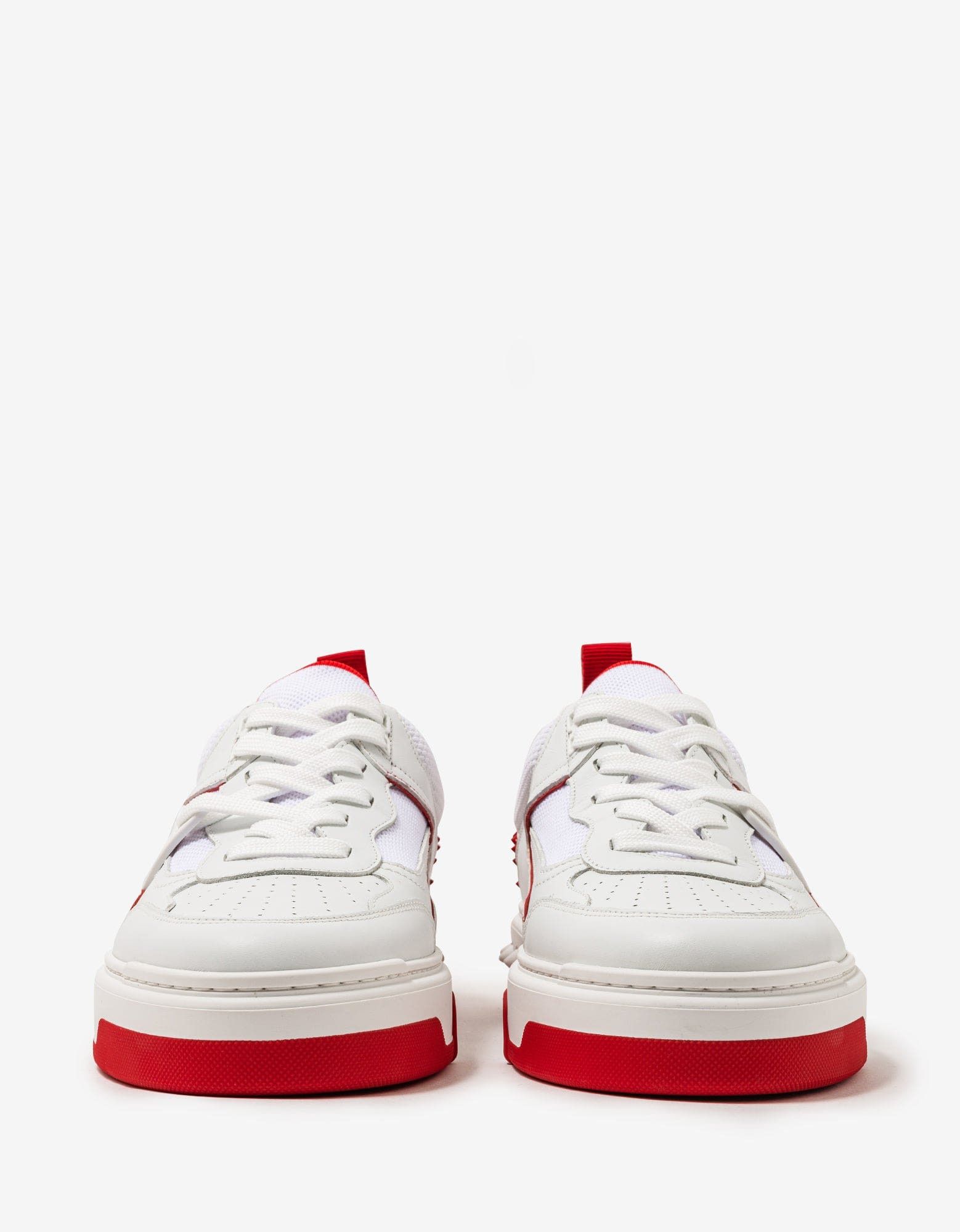 Christian Louboutin Christian Louboutin Astroloubi White & Red Trainers Size US 10.5 / EU 43-44 - 4 Thumbnail