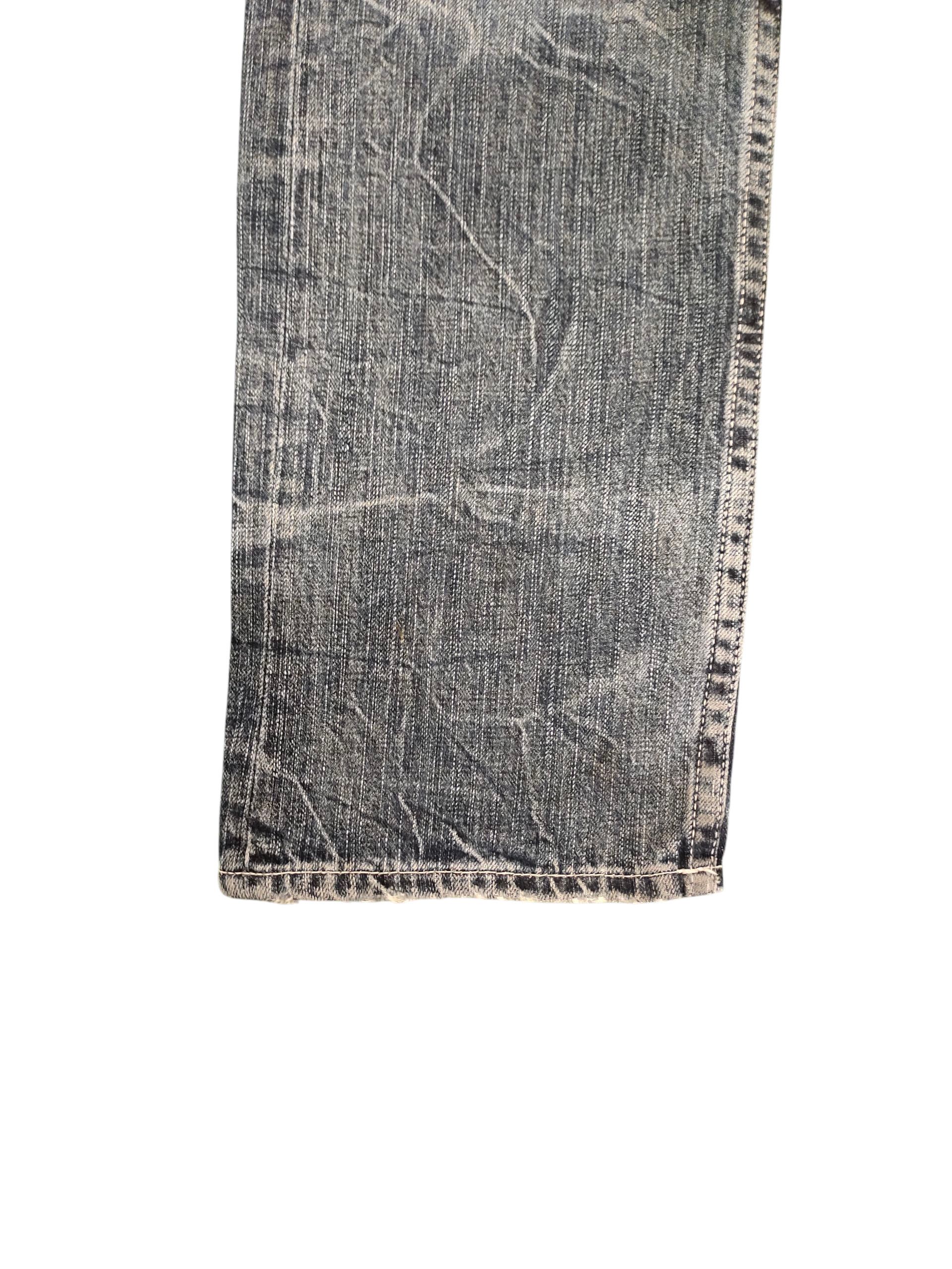 Undercover Japanese Brand Oririn Clawmark Distress Faded Denim Jeans Size US 34 / EU 50 - 6 Thumbnail