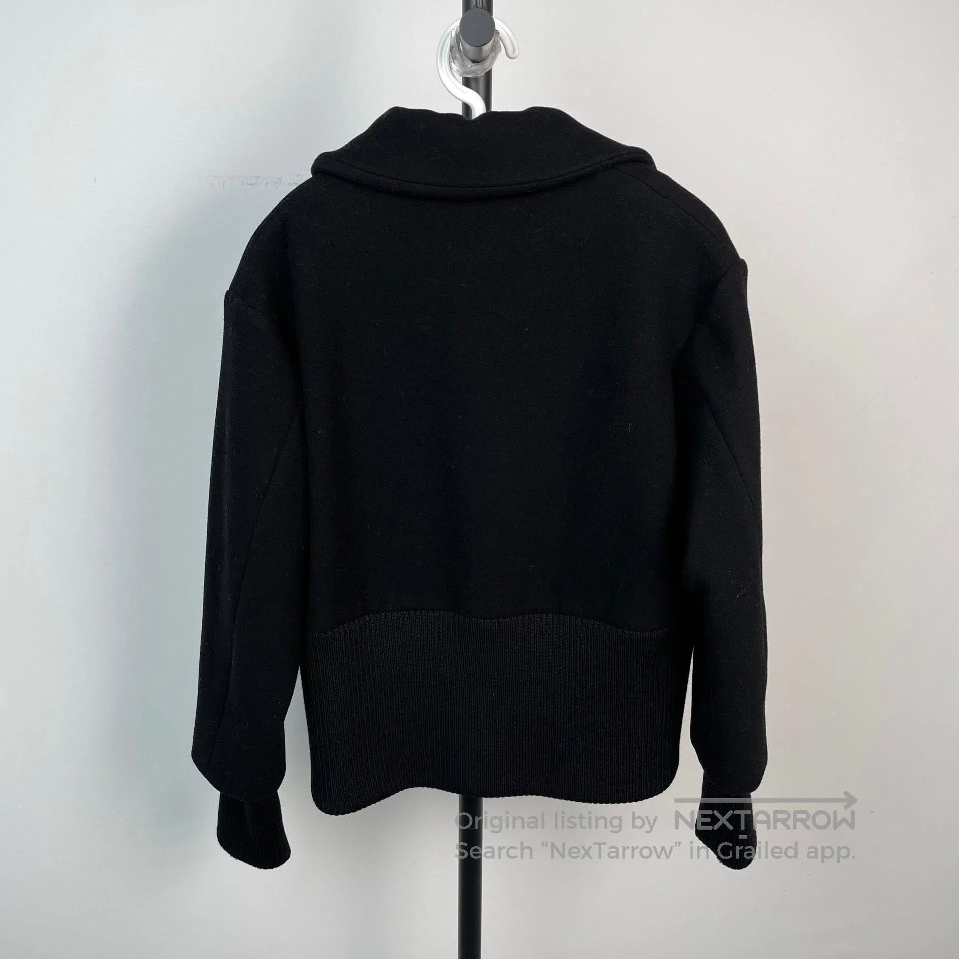 Miu Miu Miu Miu Black lapel woolen jacket coat| Size XS / US 0-2 / IT 36-38 - 2 Thumbnail