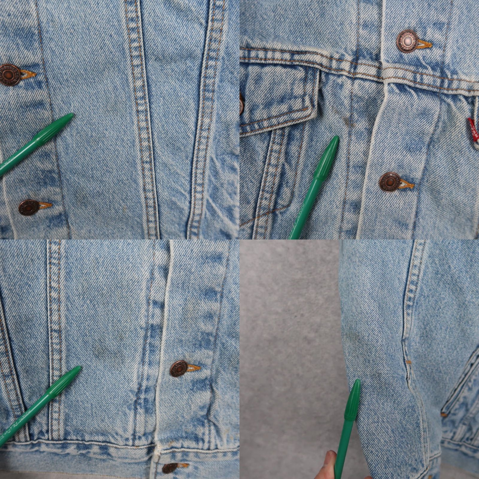 Levi's VINTAGE Levi's Trucker Denim Jacket Men L Large Blue 90s - Denim Jacket 60s-90s Size US L / EU 52-54 / 3 - 8 Thumbnail