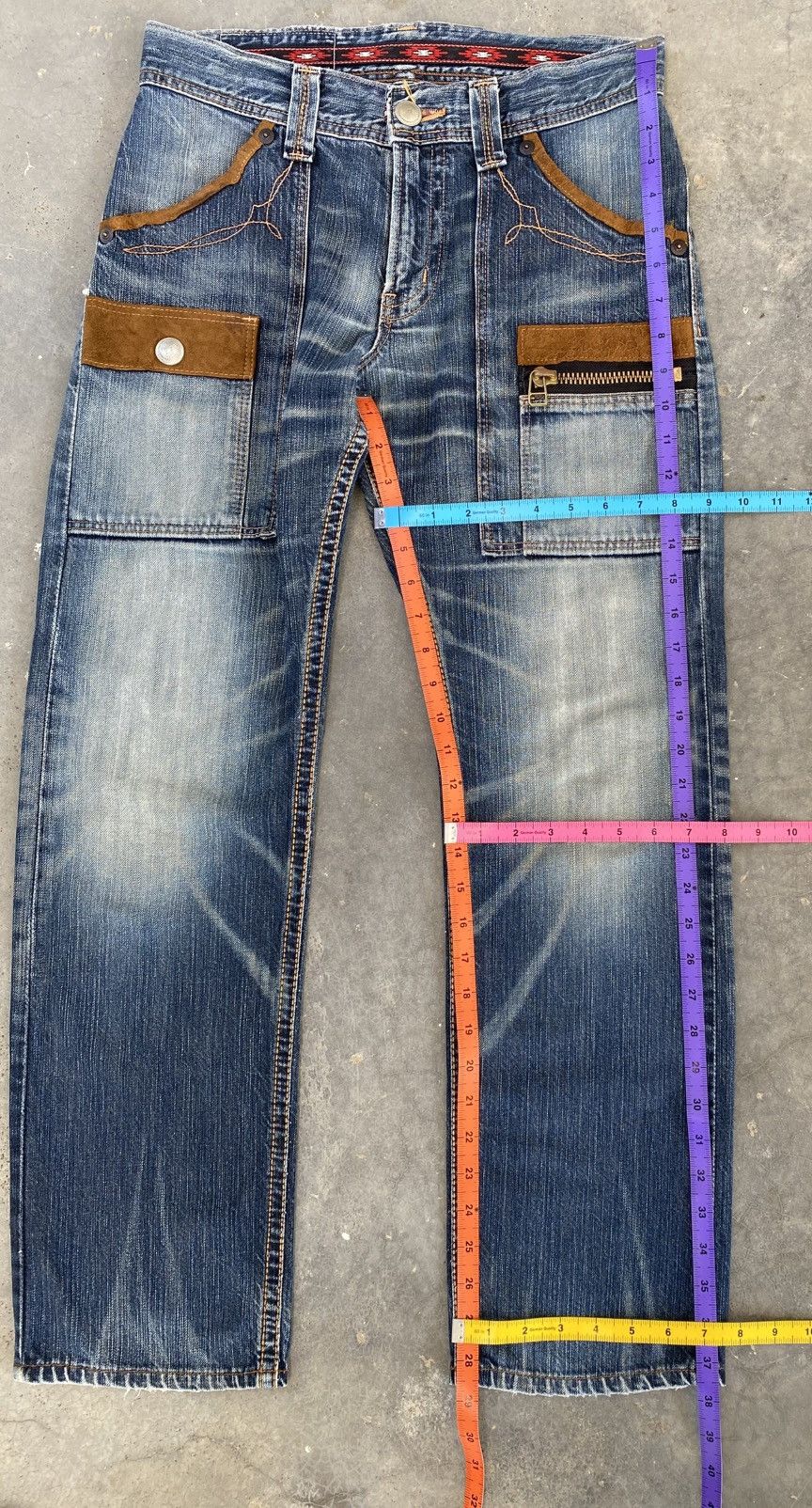 Edwin Vintage Edwin Cowboy Bush Pants Denim Size US 31 - 4 Thumbnail
