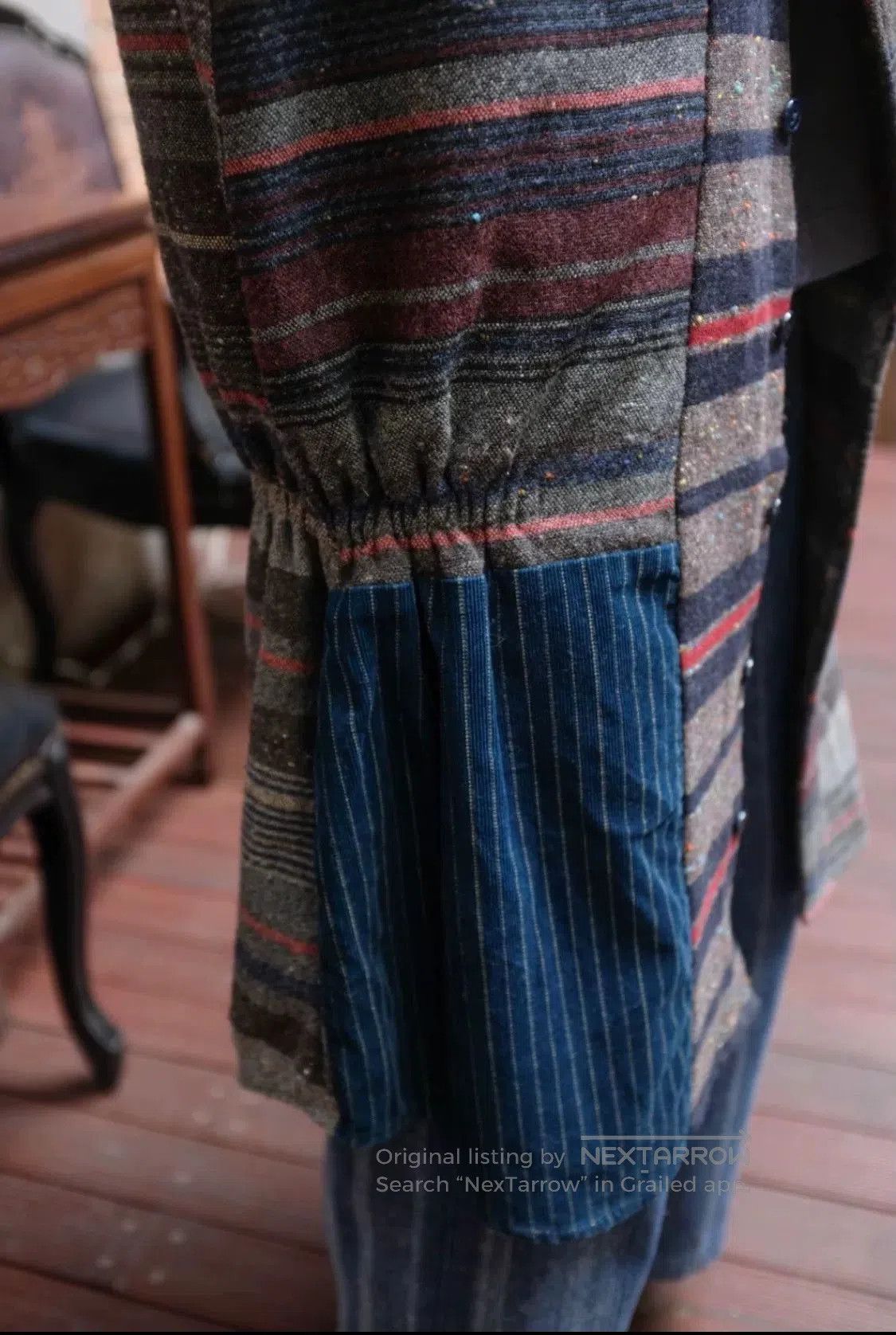 Kapital Kapital BOHO Vintage Fabric Patchwork Long Shirt. Size S / US 4 / IT 40 - 9 Thumbnail