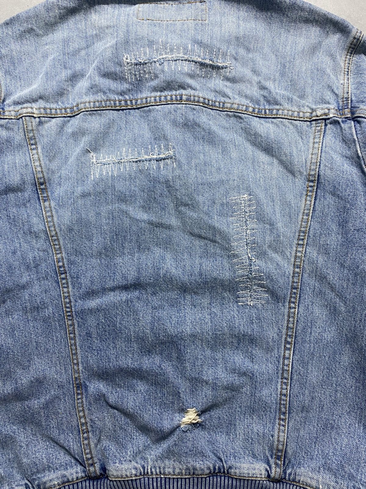 Dolce & Gabbana Dolce & Gabbana - Distressed Denim Jacket Size US M / EU 48-50 / 2 - 5 Thumbnail
