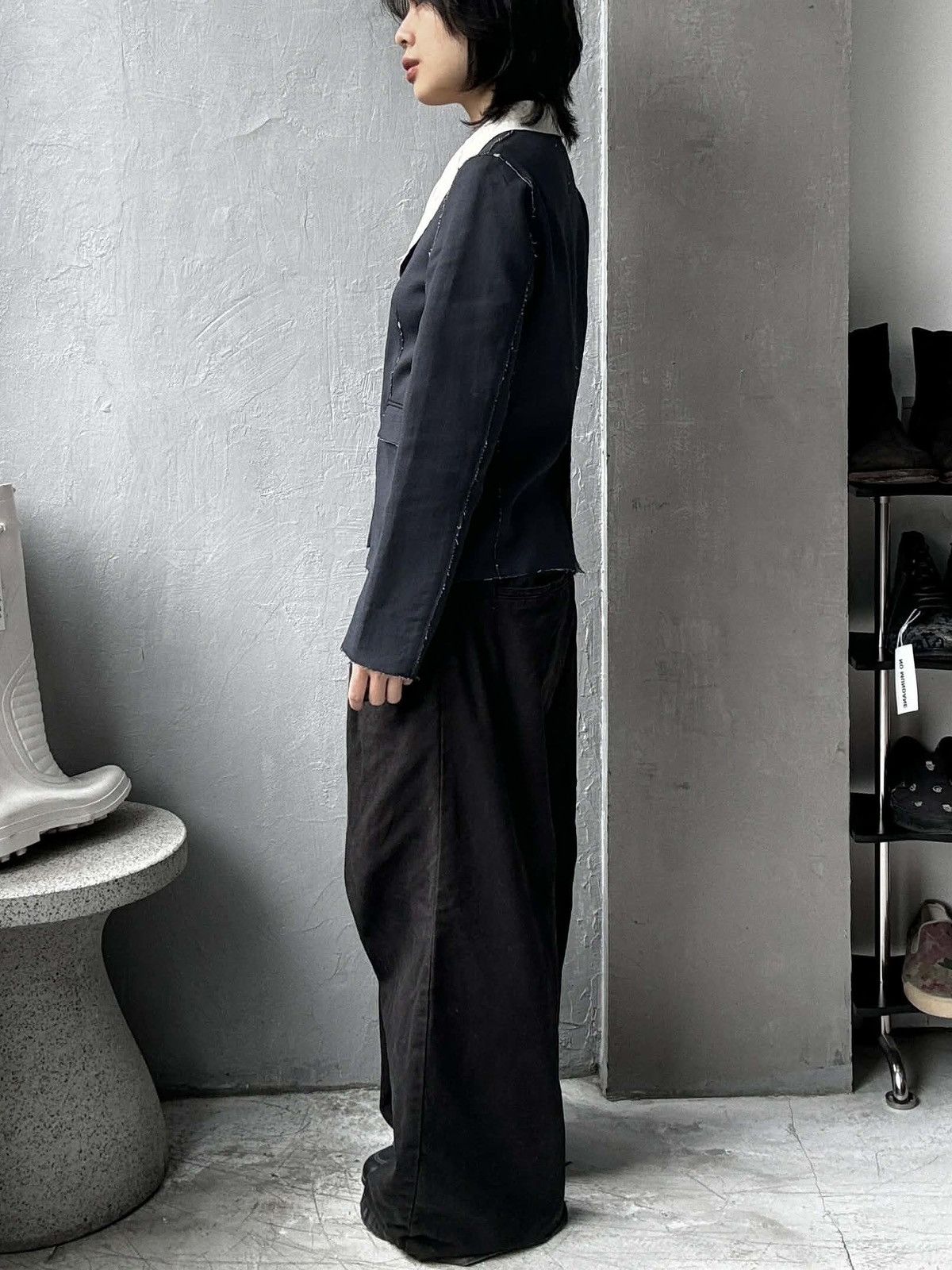 Marni Marni Deconstructed Raw Hem Blazer Size M / US 6-8 / IT 42-44 - 4 Thumbnail