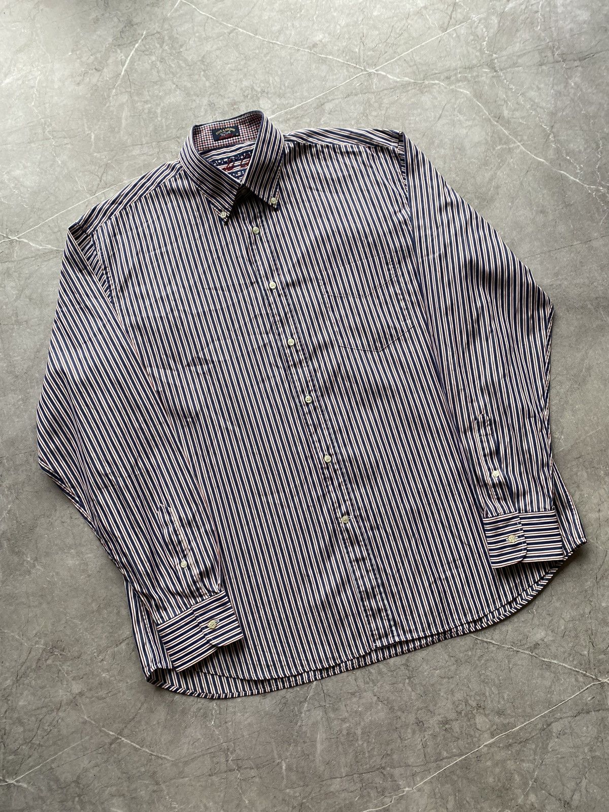 Paul & Shark Paul & Shark Yachting Geometric Shirt Button Ocean Team Size US XL / EU 56 / 4 - 1 Thumbnail