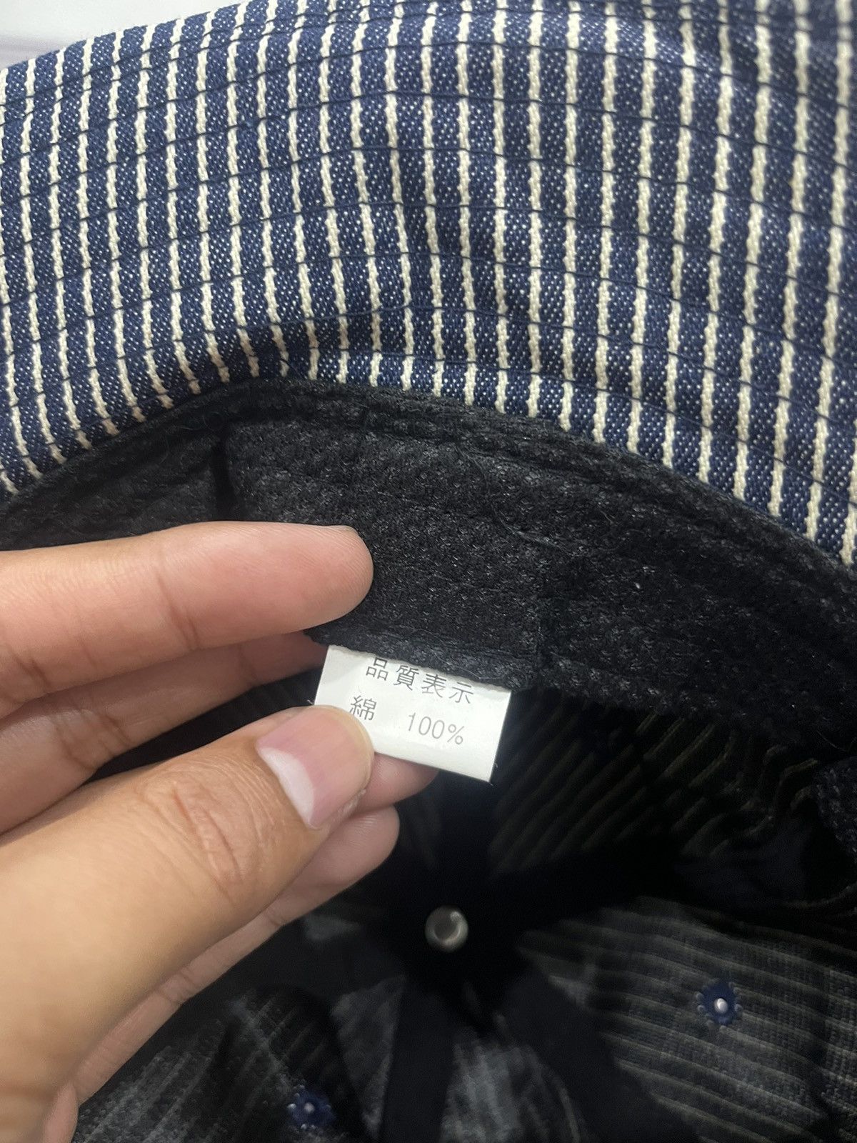 Japanese Brand × Vintage VINTAGE HICKORY BUCKET HAT Size ONE SIZE - 5 Thumbnail