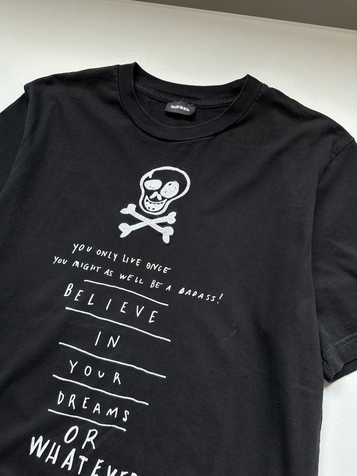 Diesel Diesel Skull Box Logo Tee Size US M / EU 48-50 / 2 - 6 Thumbnail