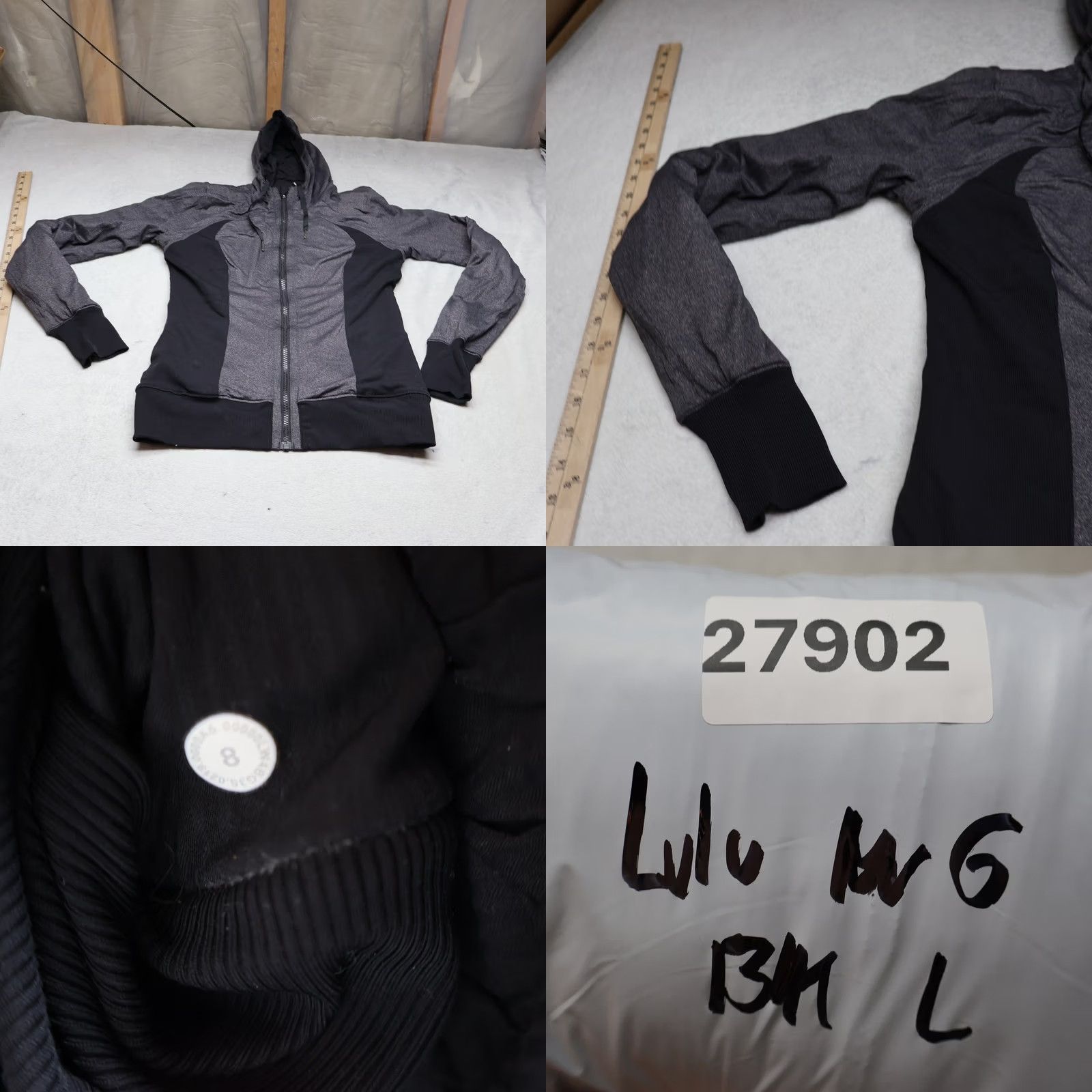 Lululemon Lululemon Dance Studio Jacket Womens 8 Black Reversible Full Zip Light Athletic Size M / US 6-8 / IT 42-44 - 9 Thumbnail