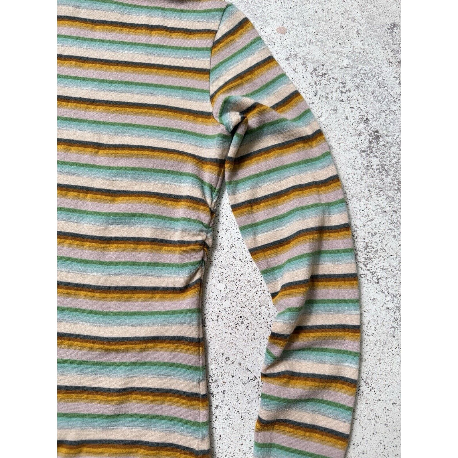 Miss Sixty Vintge Miss Sixty Turtleneck Sweater Avant Garde Striped Size L / US 10 / IT 46 - 9 Thumbnail