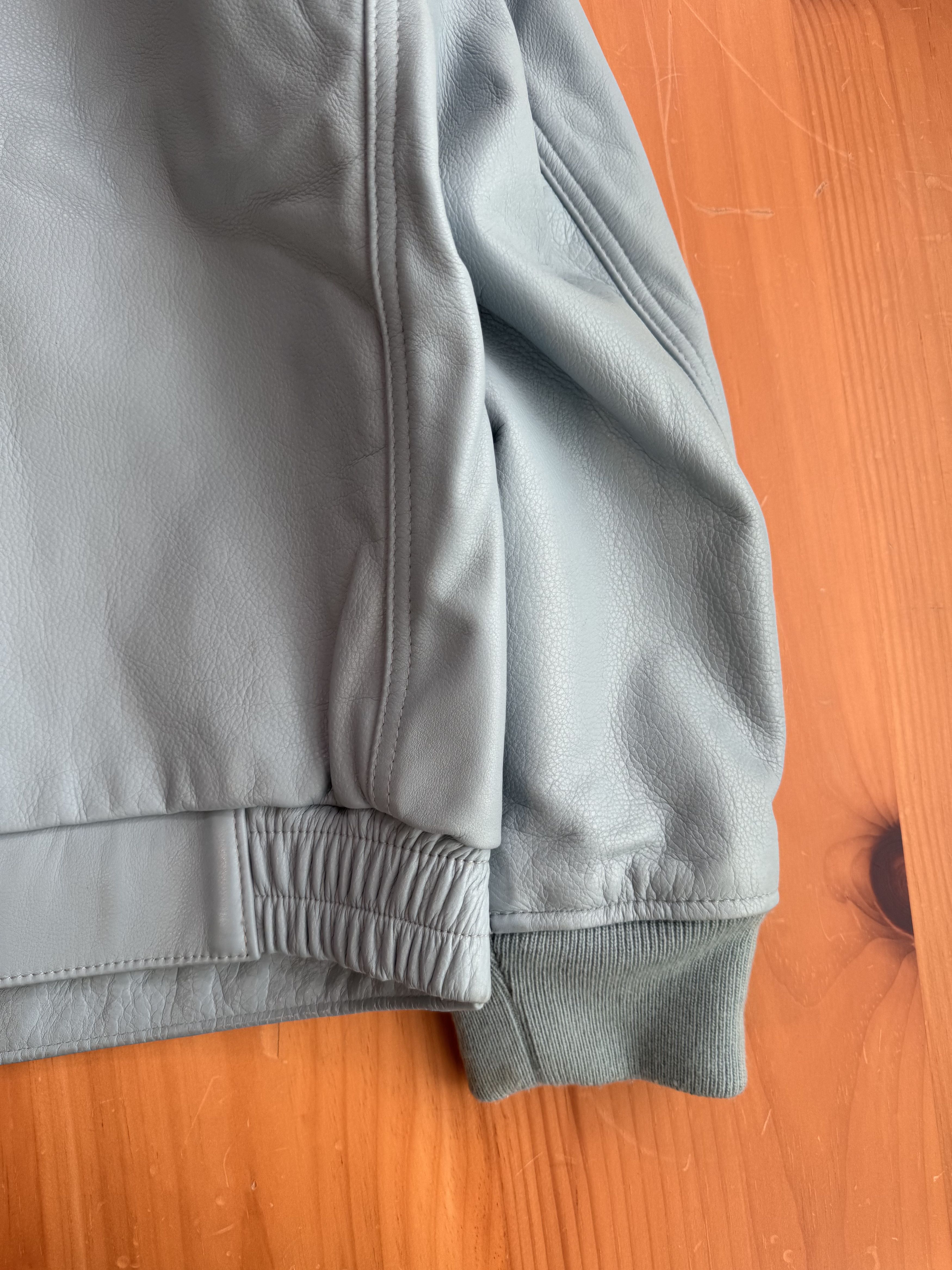 Schott × Supreme FW 2019 Supreme x Schott Blue Leather Bomber Jacket Size US XL / EU 56 / 4 - 15 Thumbnail