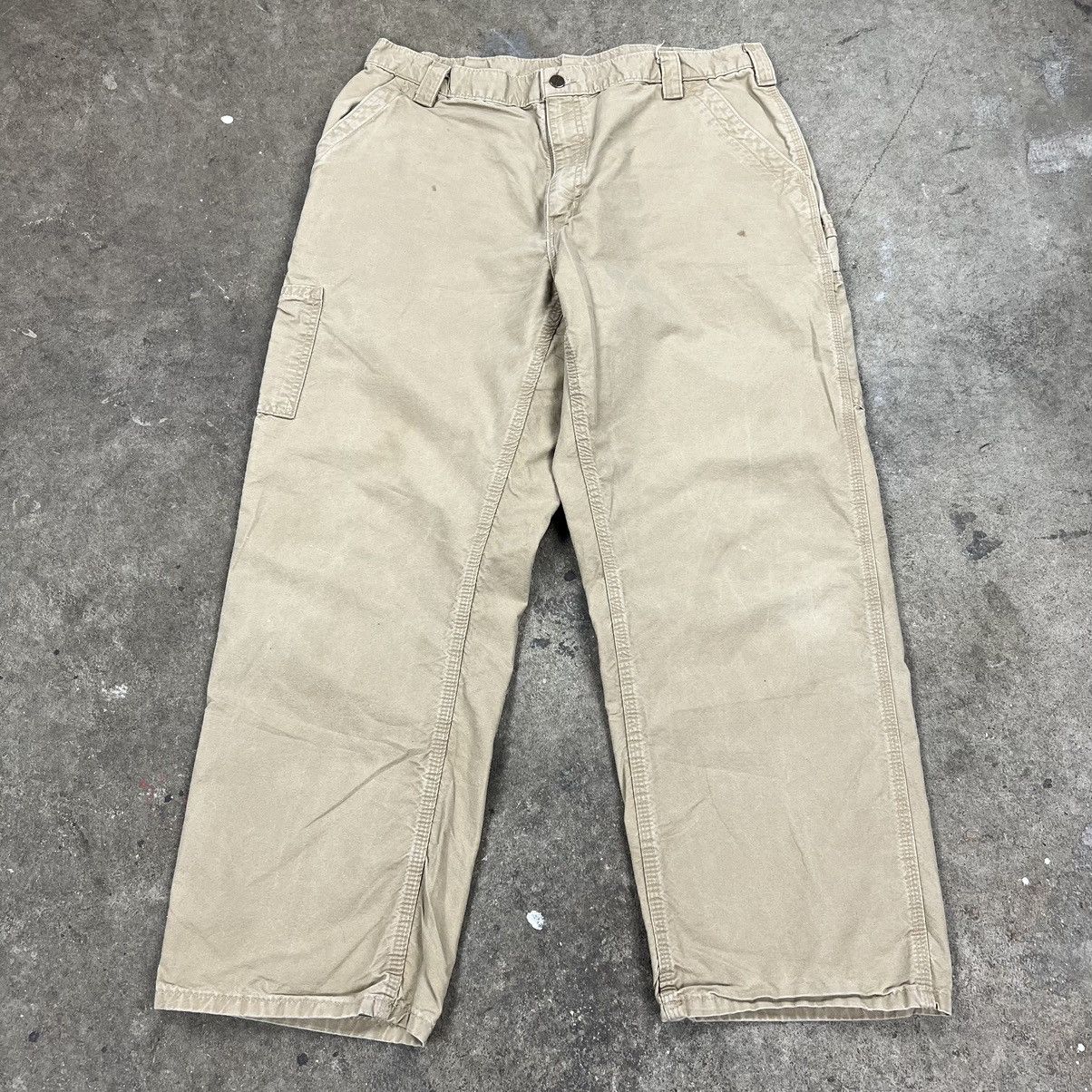 Carhartt × Vintage Tan Carhartt Carpenter Pants Size US 38 / EU 54 - 4 Thumbnail