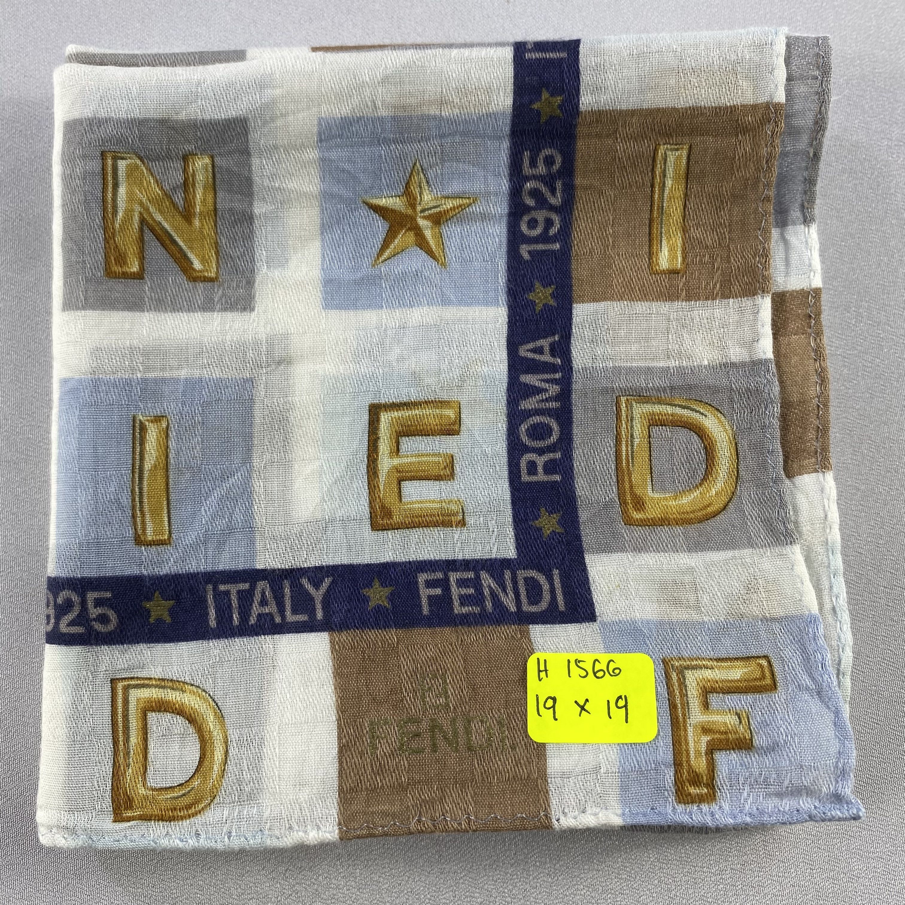 Vintage Fendi Bandana/ Handkerchief / Neckerchief Size ONE SIZE - 6 Thumbnail