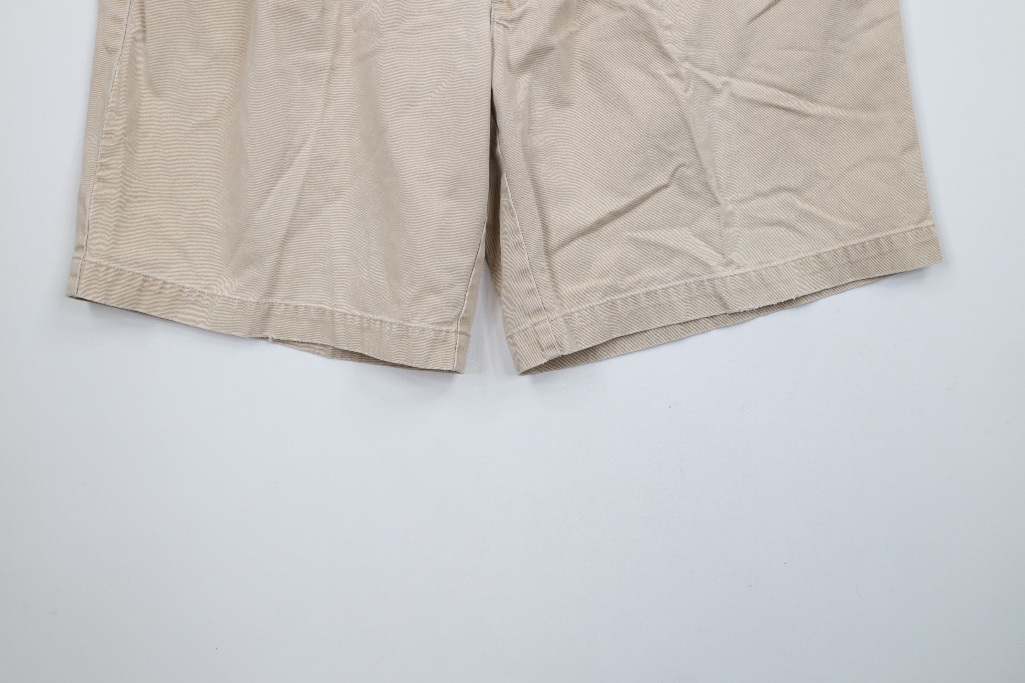 Ralph Lauren × Vintage Vintage 90s Ralph Lauren Knee Pleated Chino Shorts Cotton Size US 36 / EU 52 - 4 Thumbnail