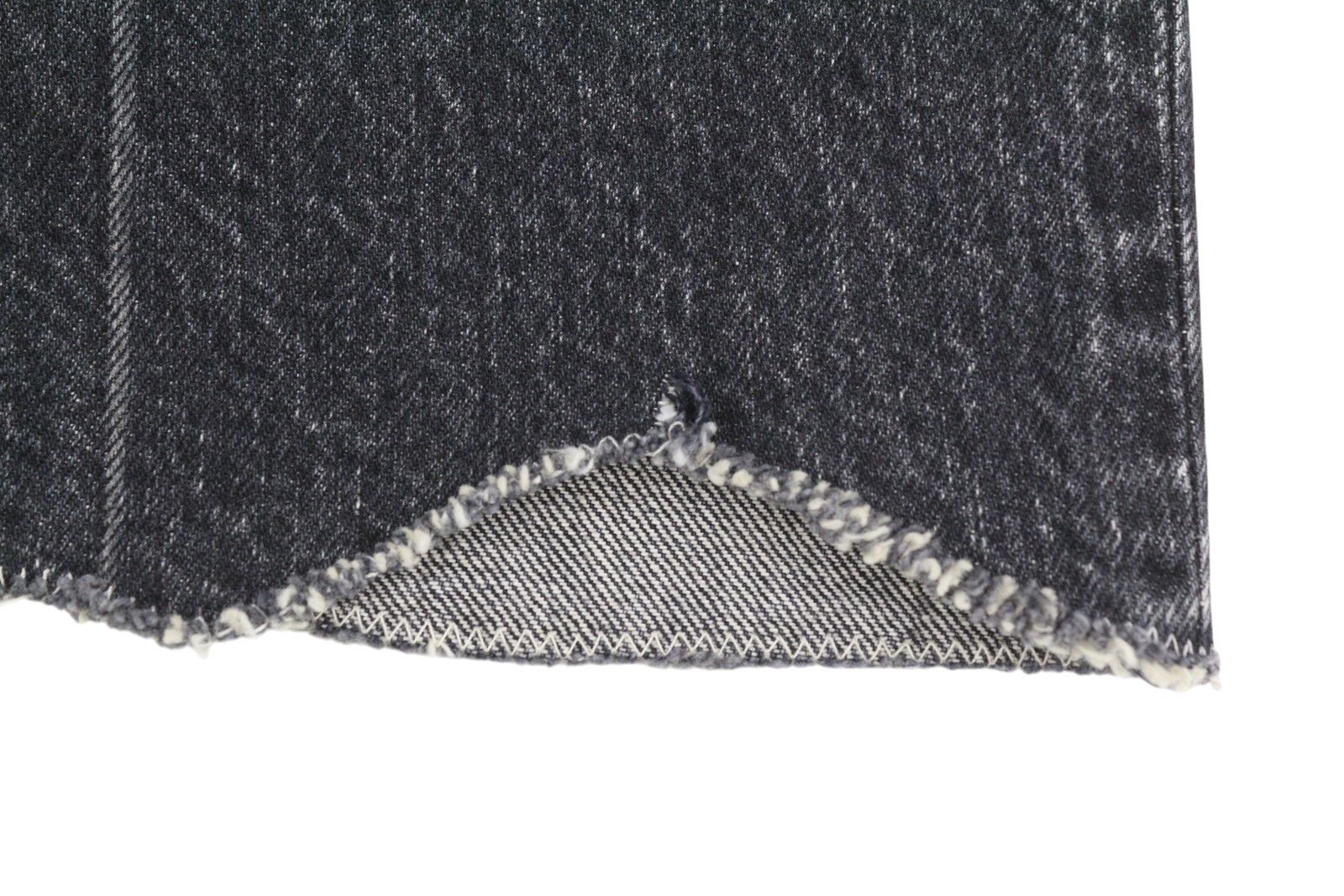R13 ANKLED D'ARCY 27 Everit Black Faded Cropped Jeans 86222 Size 27" / US 4 / IT 40 - 11 Thumbnail