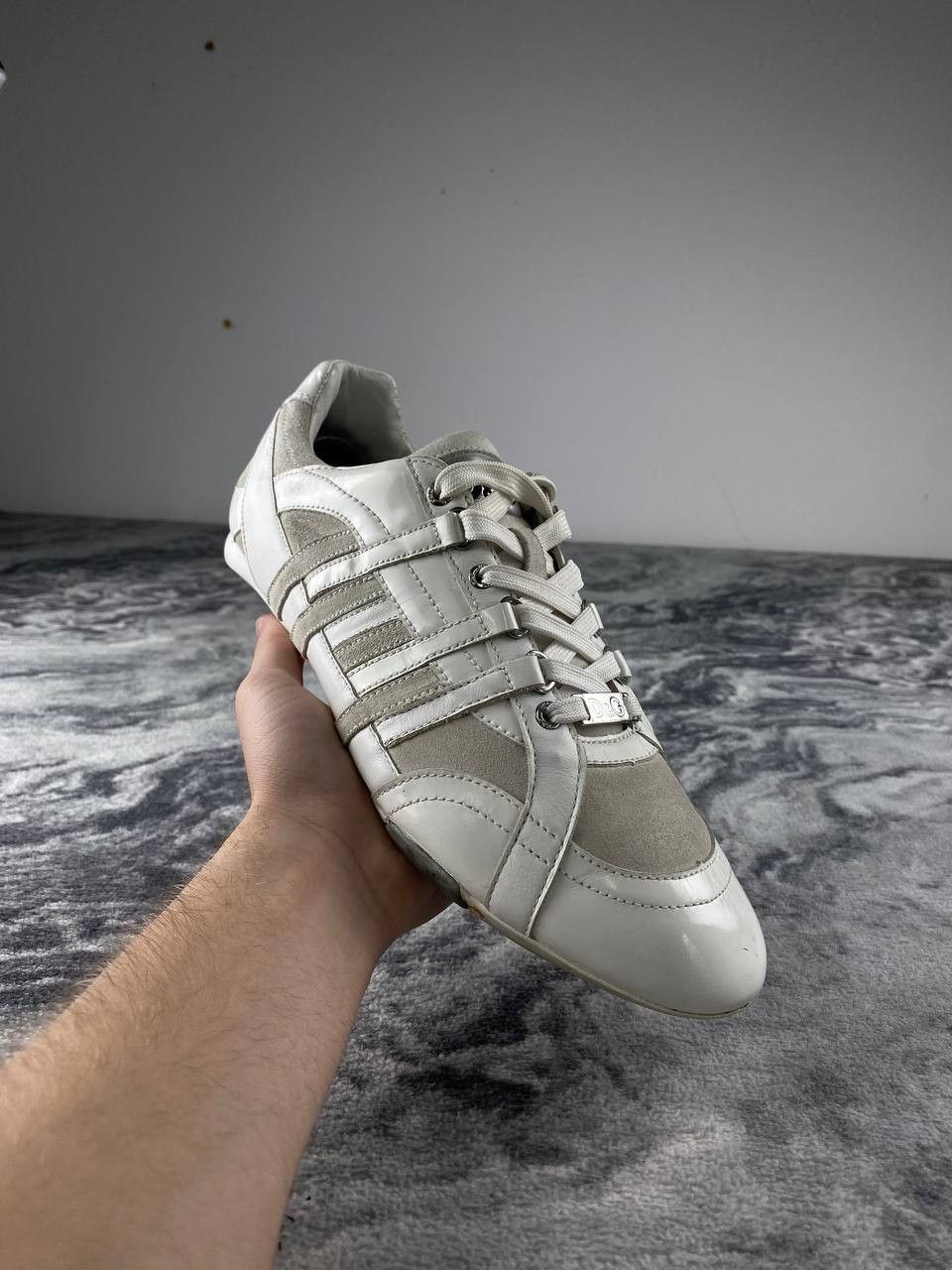 Dolce & Gabbana Vintage Dolce & Gabbana Patent Leather Sneakers Men Size US 8.5 / EU 41-42 - 4 Thumbnail