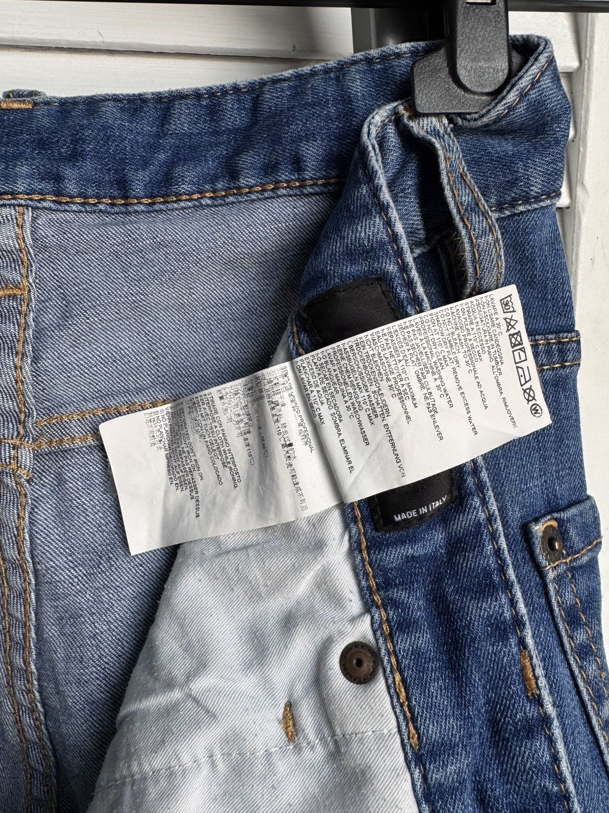 Dsquared2 Dsquared2 Cool Guy Jeans Painted Distressed Denim Size US 34 / EU 50 - 11 Thumbnail