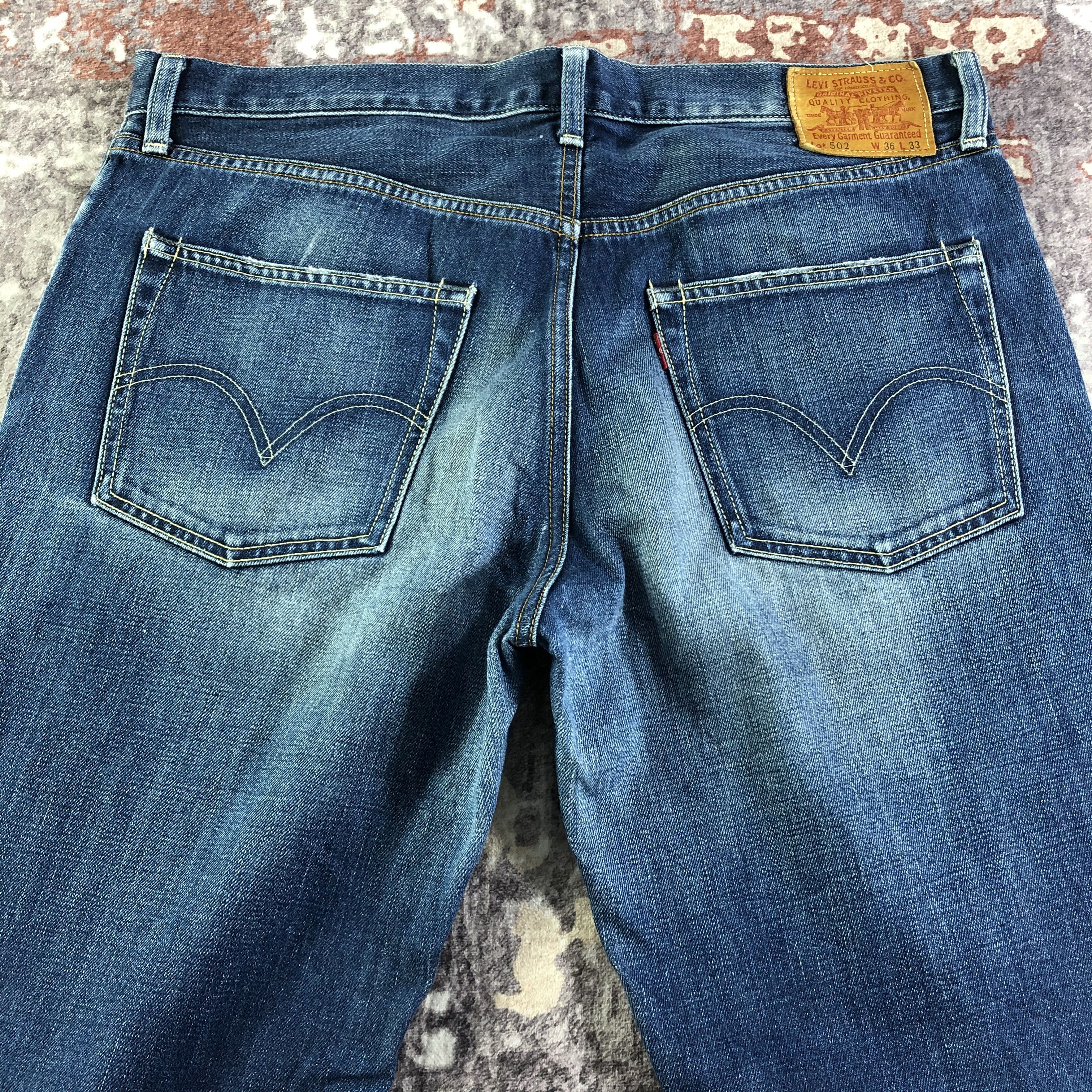 Levi's × Vintage 90s Vintage Blue Wash Levis 502 Jeans-JM3271 Size US 38 / EU 54 - 4 Thumbnail
