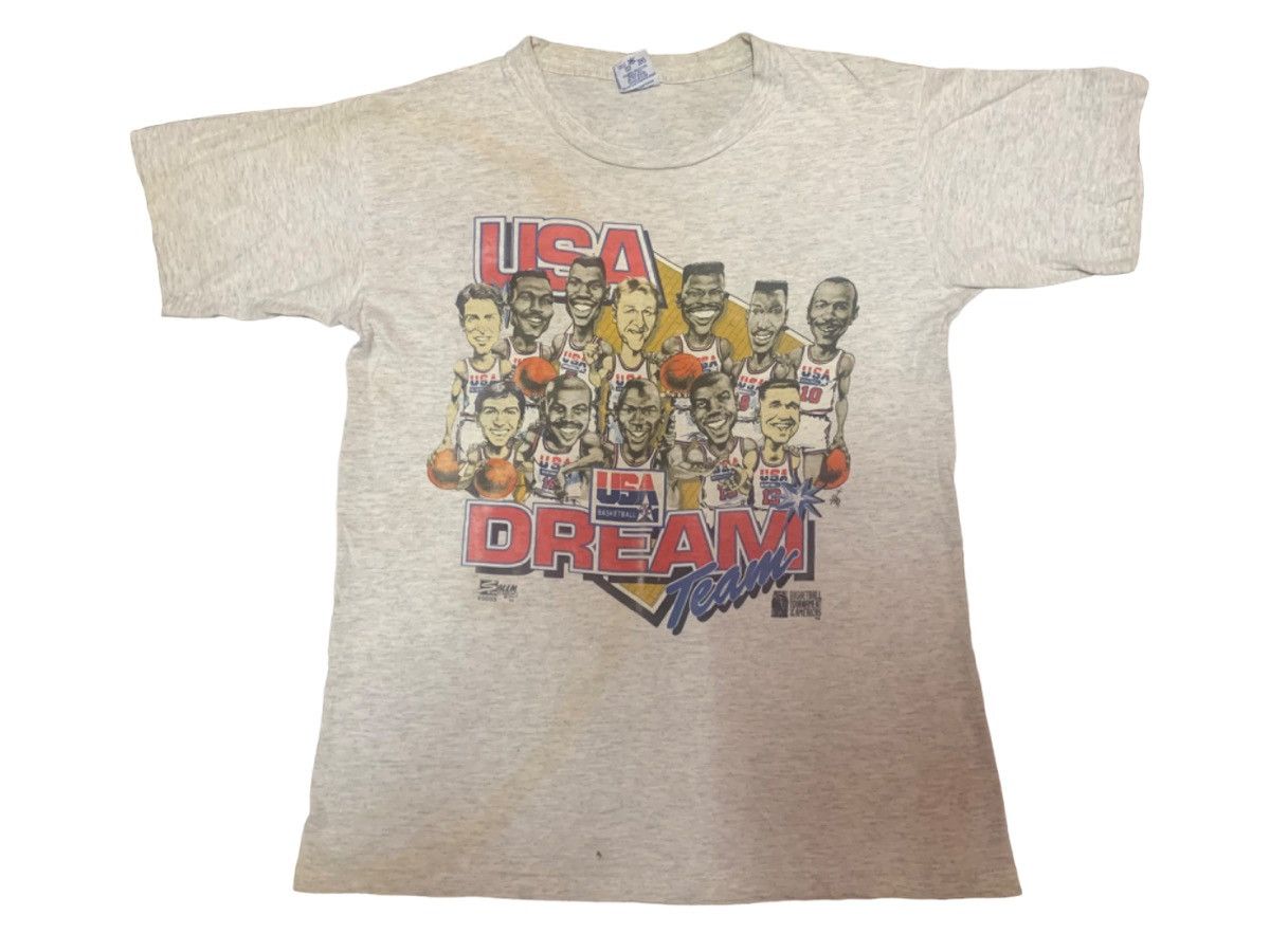 NBA × Salem Sportswear × Vintage 🔥RARE🔥1992 USA DREAM TEAM BASKETBALL TOURNAMENT Size US M / EU 48-50 / 2 - 1 Thumbnail