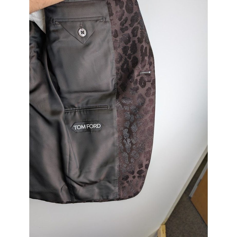 Tom Ford o1rshd1 Blazer Jacket in Dark Brown Size US M / EU 48-50 / 2 - 7 Thumbnail