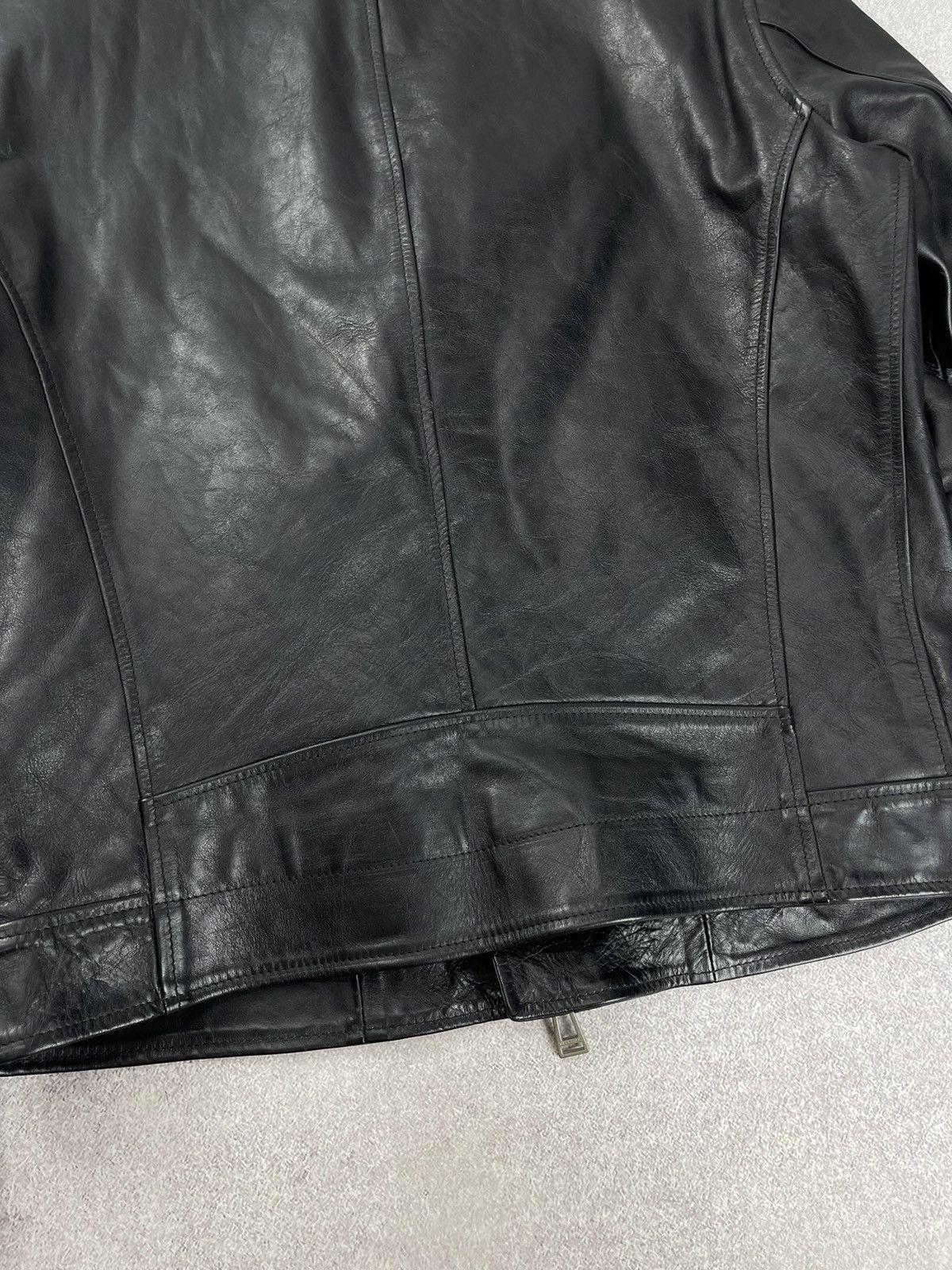 Belstaff Belstaff Black Leather Sidmouth Biker Jacket Size 54 Size US L / EU 52-54 / 3 - 18 Thumbnail