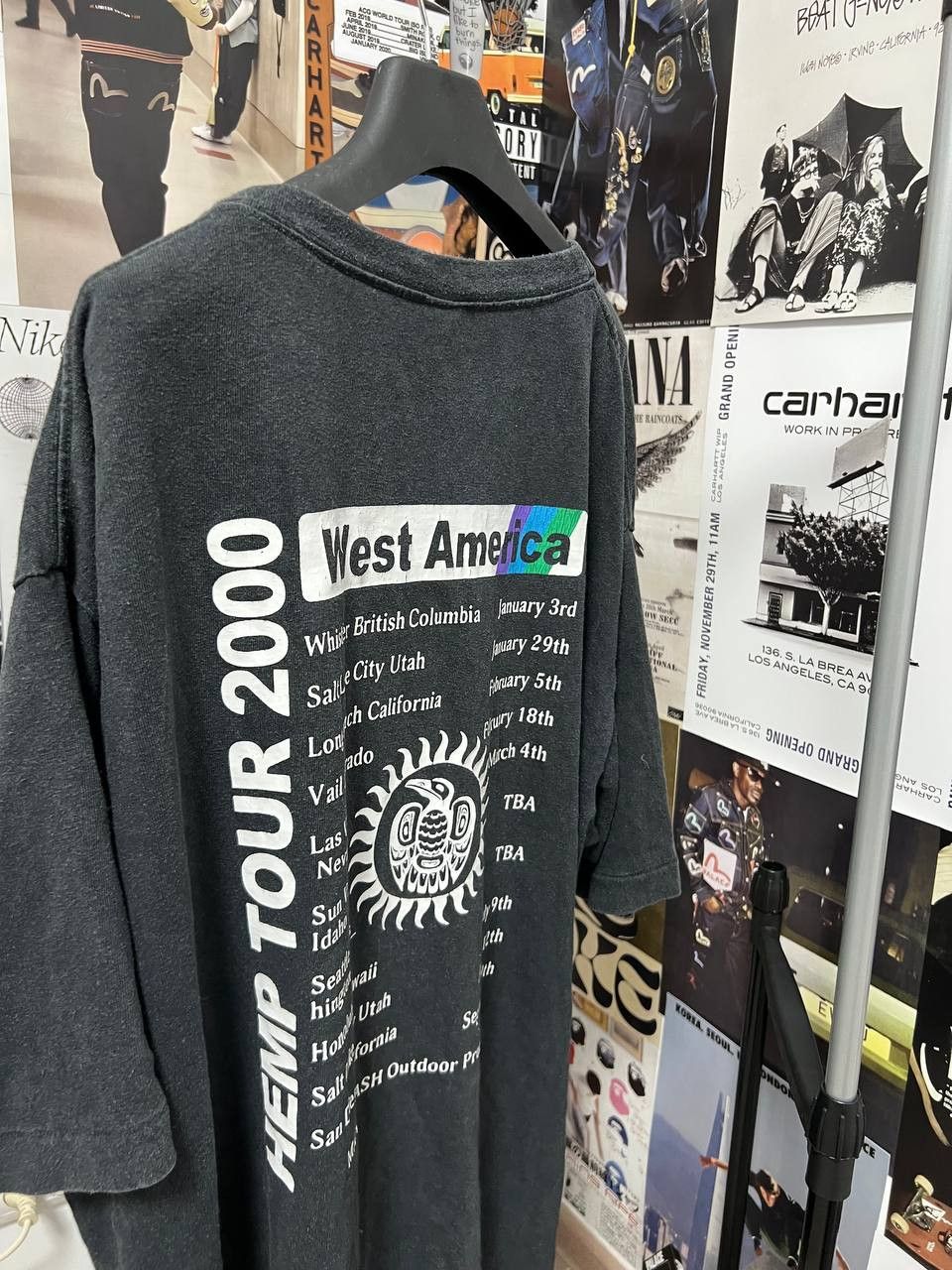 Japanese Brand Vintage Manastash Hemp Tour 2000 T-shirt JAPAN BRAND Size US XL / EU 56 / 4 - 5 Thumbnail