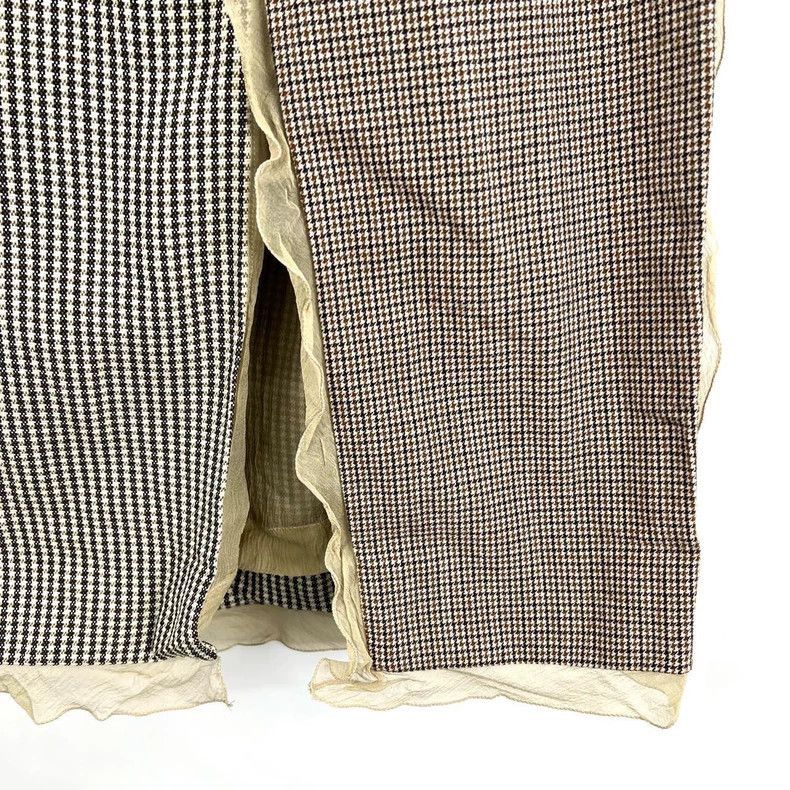 Fendi Fendi 38 Checkered Skirt with Ruffled Edges Size 36" / US 14 / IT 50 - 6 Thumbnail