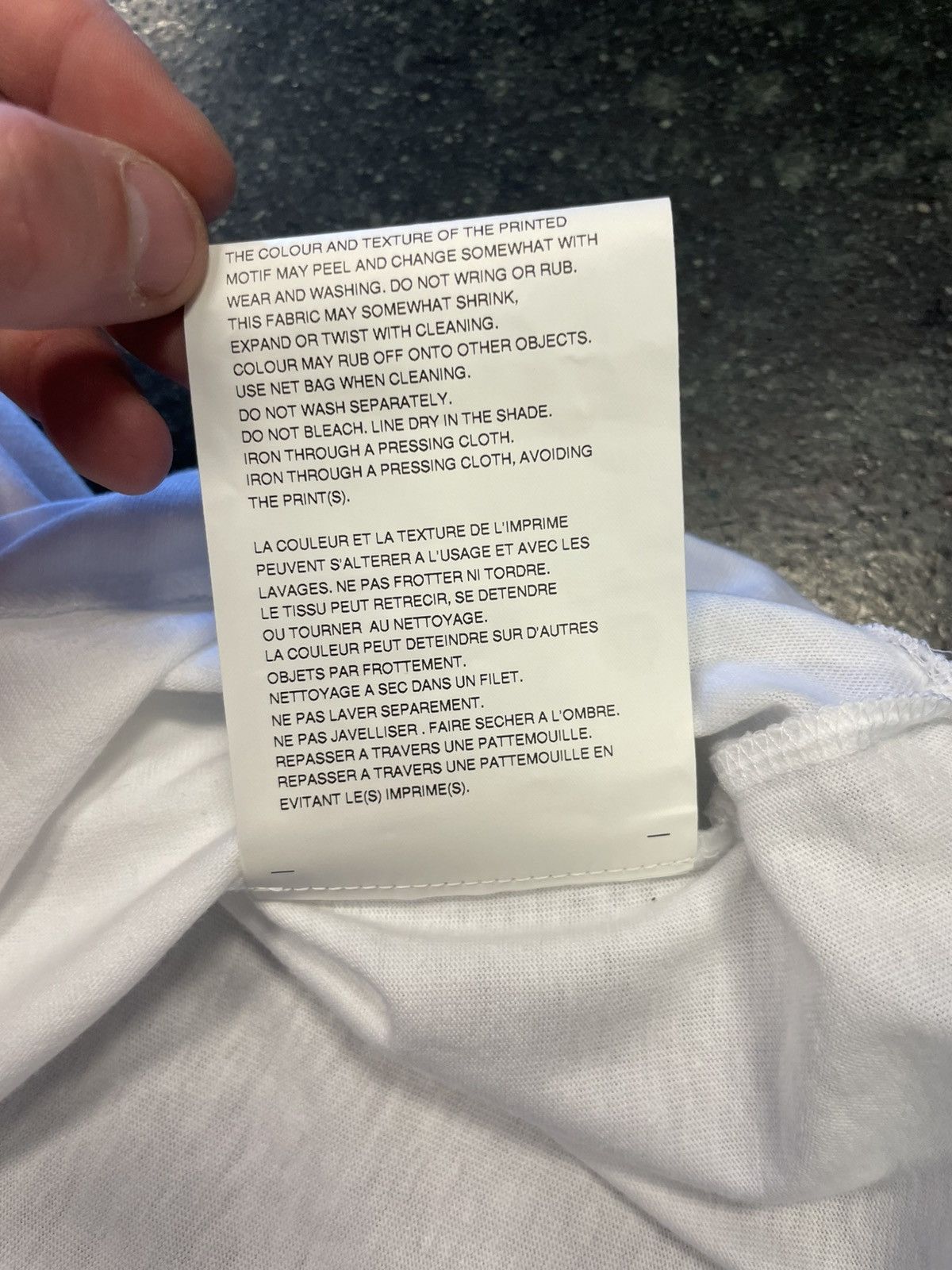 Comme des Garcons CDG Tee White/Pink Size US XXL / EU 58 / 5 - 6 Thumbnail