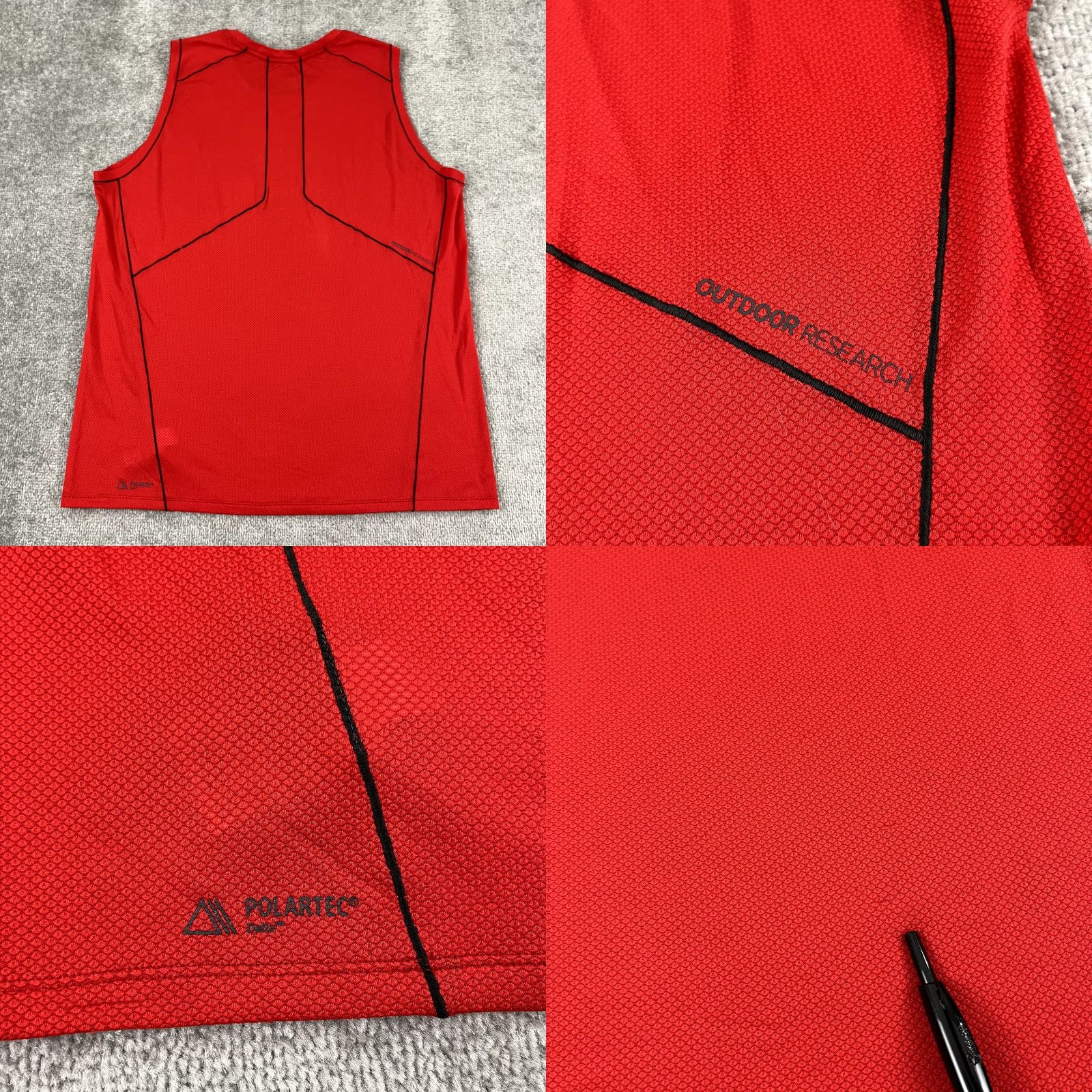 Outdoor Research OUTDOOR RESEARCH Shirt Mens 2XL XXL Red Tank Top Sleeveless Gauge Hiking Outdoor Size US XXL / EU 58 / 5 - 8 Thumbnail