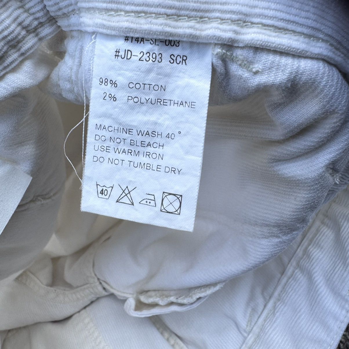Danton Vintage Danton White Corduroy Fatigue Pants Size US 29 - 12 Thumbnail