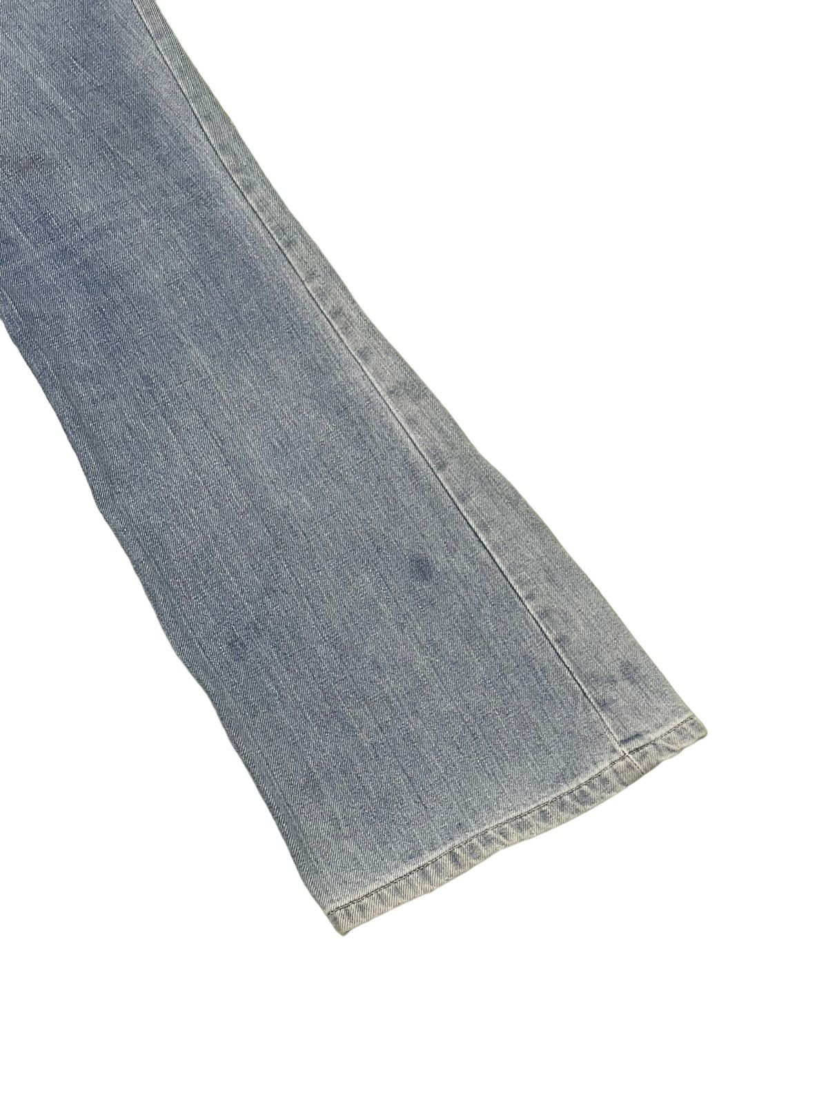 Japanese Brand Flare Jeans Blue Way Japan Faded Distress Boot Cut 7🟦6 Size US 30 / EU 46 - 14 Thumbnail