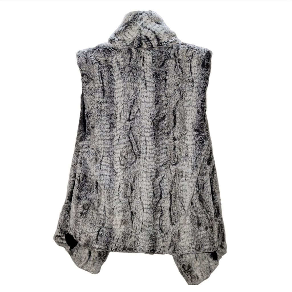 Show Me Your MuMu EUC Show Me Your Mumu Fausta Faux Fur Vest Frost Queen Size S / US 4 / IT 40 - 3 Thumbnail